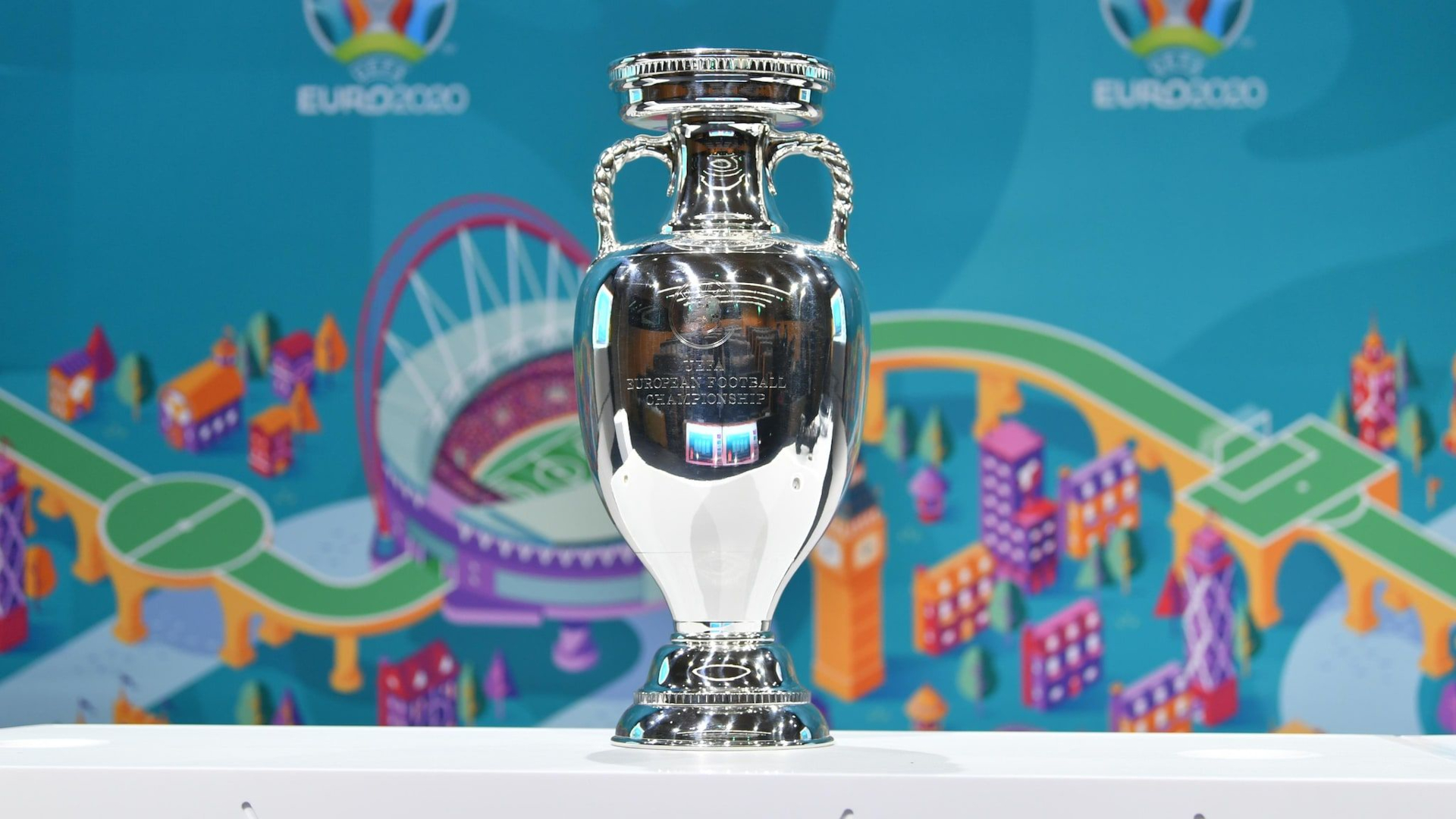 UEFA European Football Championship Trophy HD Wallpaper