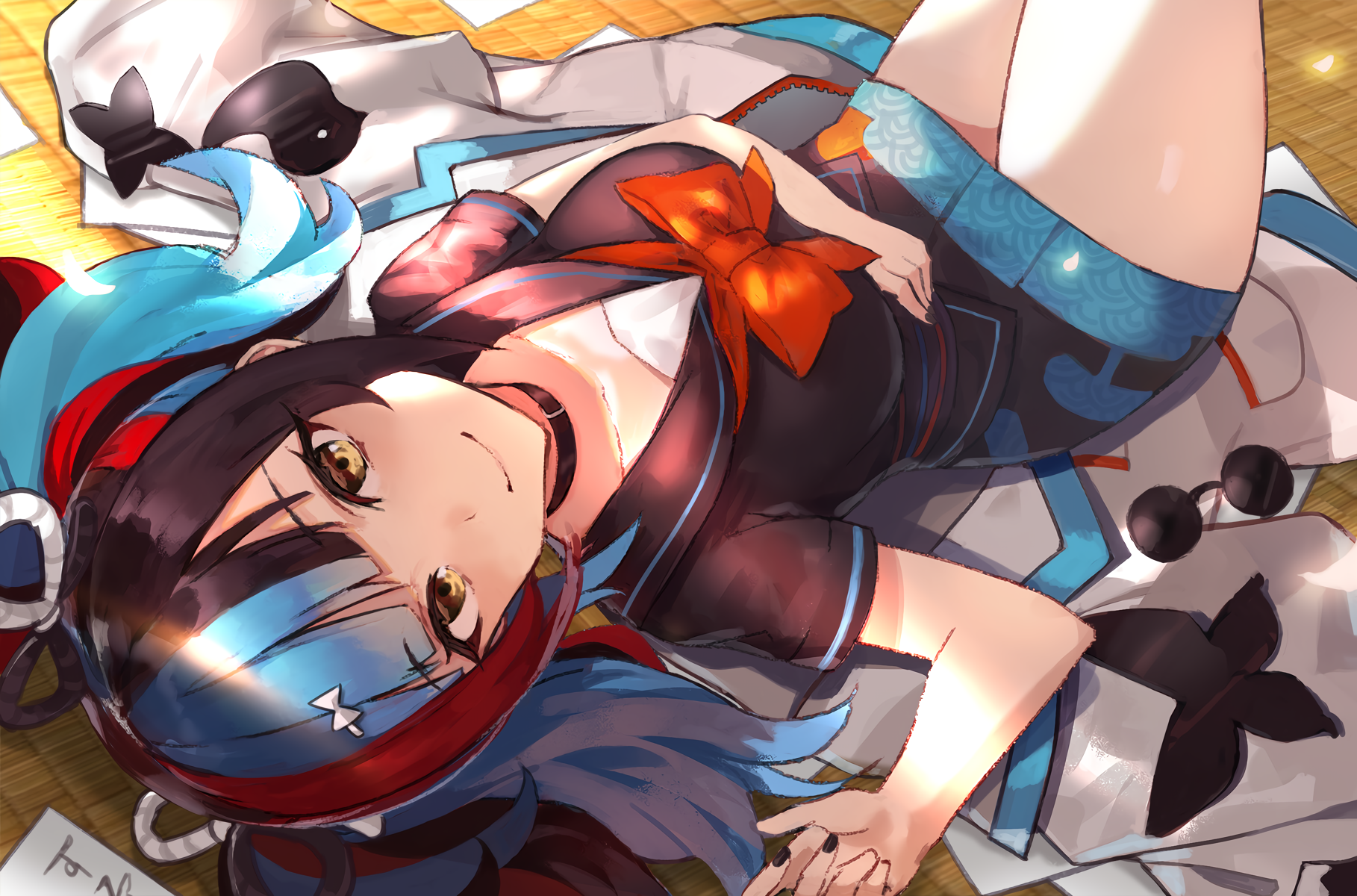 Sei Shonagon from Fate/Grand Order lying down HD Wallpaper