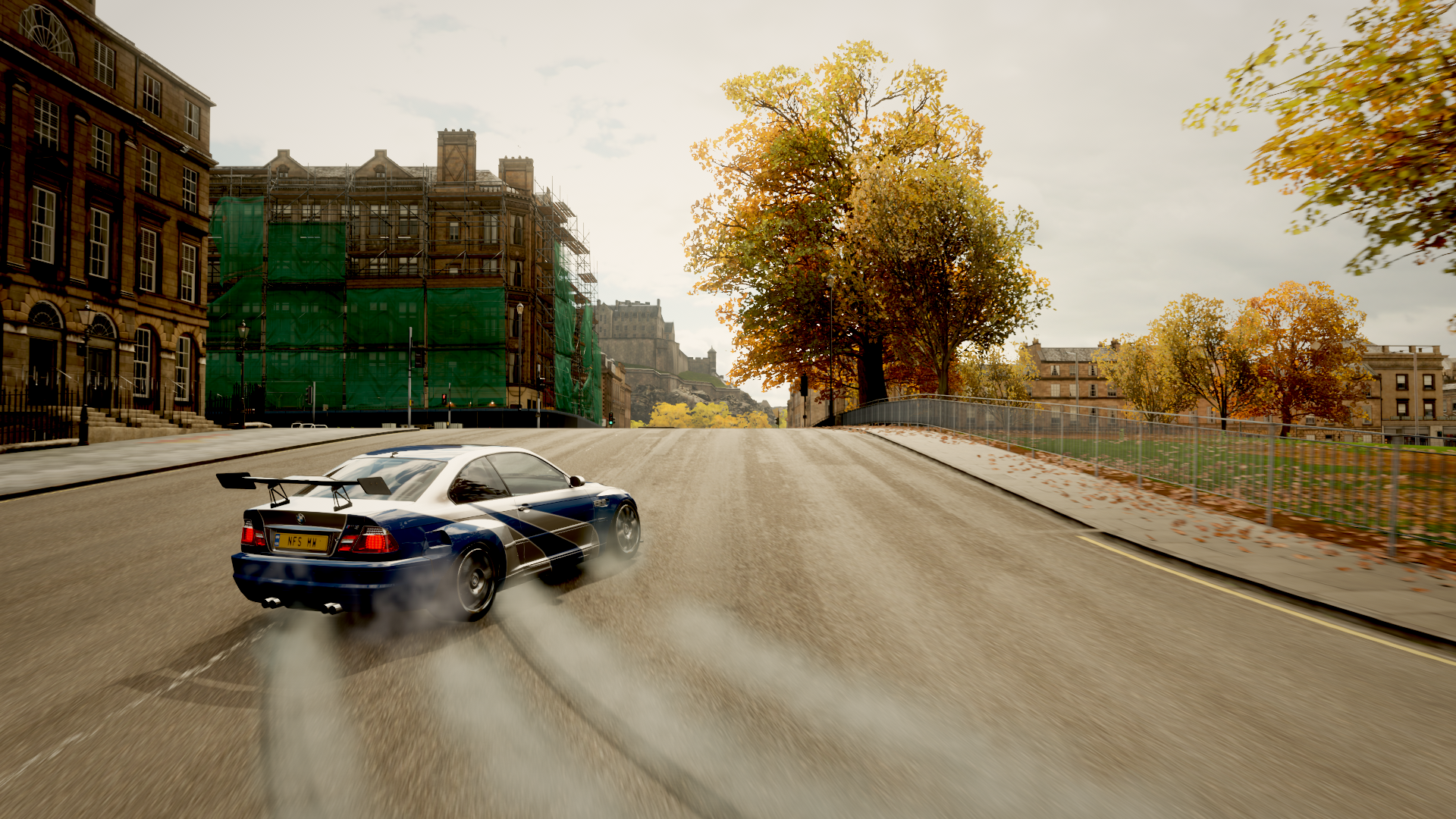 BMW M3 E46 GTR drifting in Forza Horizon 4 HD Wallpaper