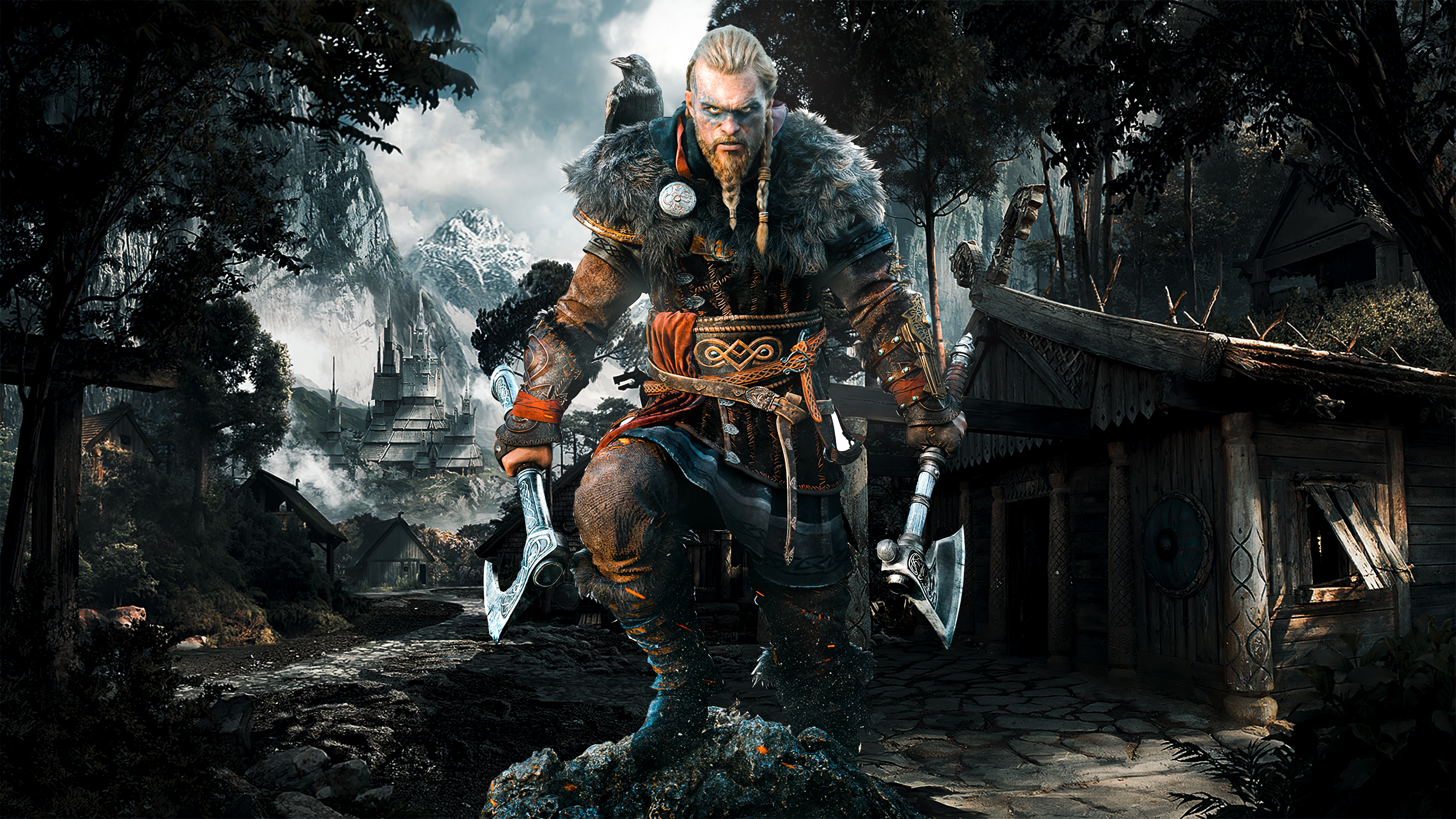 Eivor from Assassins Creed Valhalla 4K HD Wallpaper
