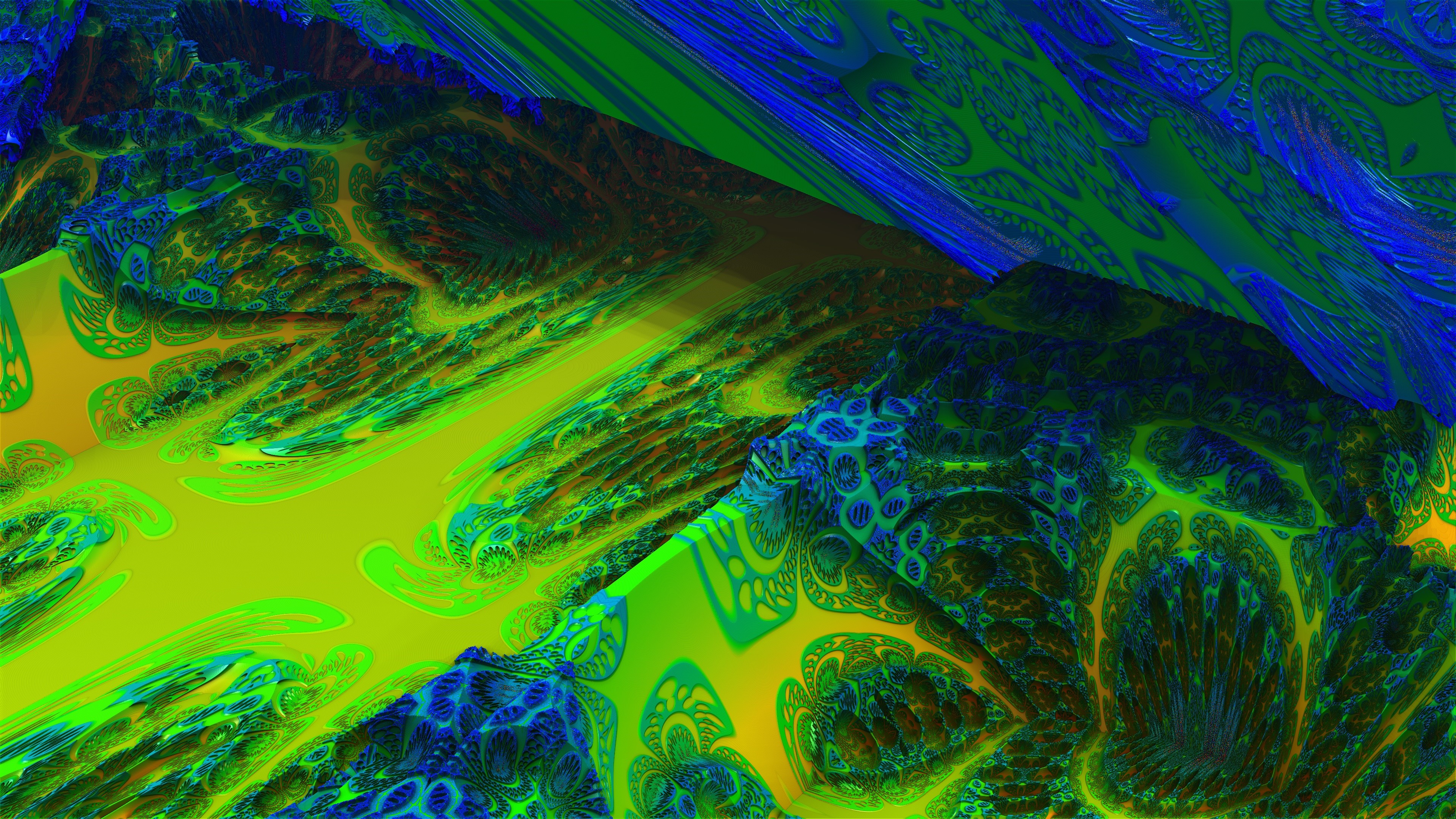 4K Mandelbulb 3D fractal abstract HD Wallpaper