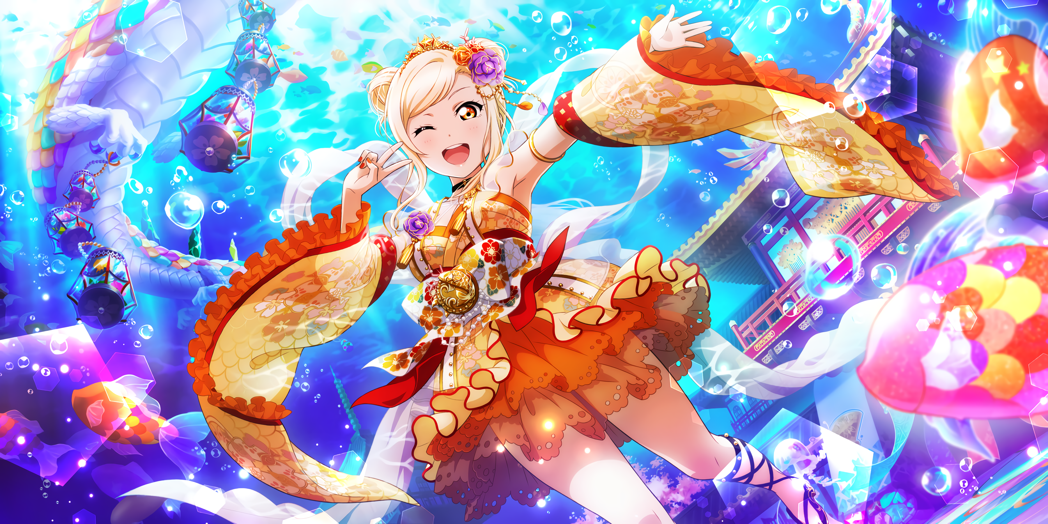 Miyashita Ai from Love Live! Sunshine!! HD Wallpaper