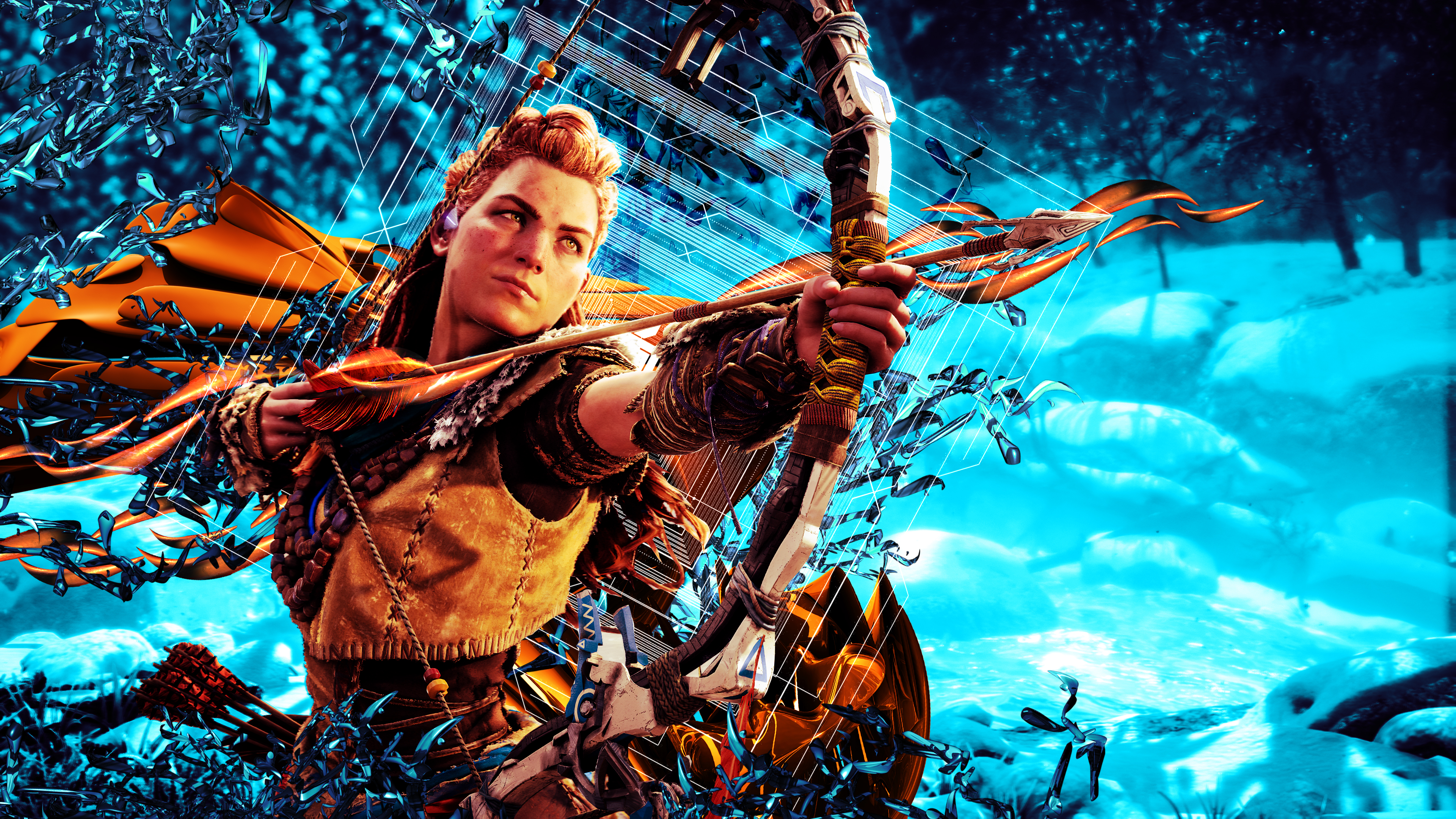 Aloy from Horizon 2 Forbidden West 4K HD Wallpaper