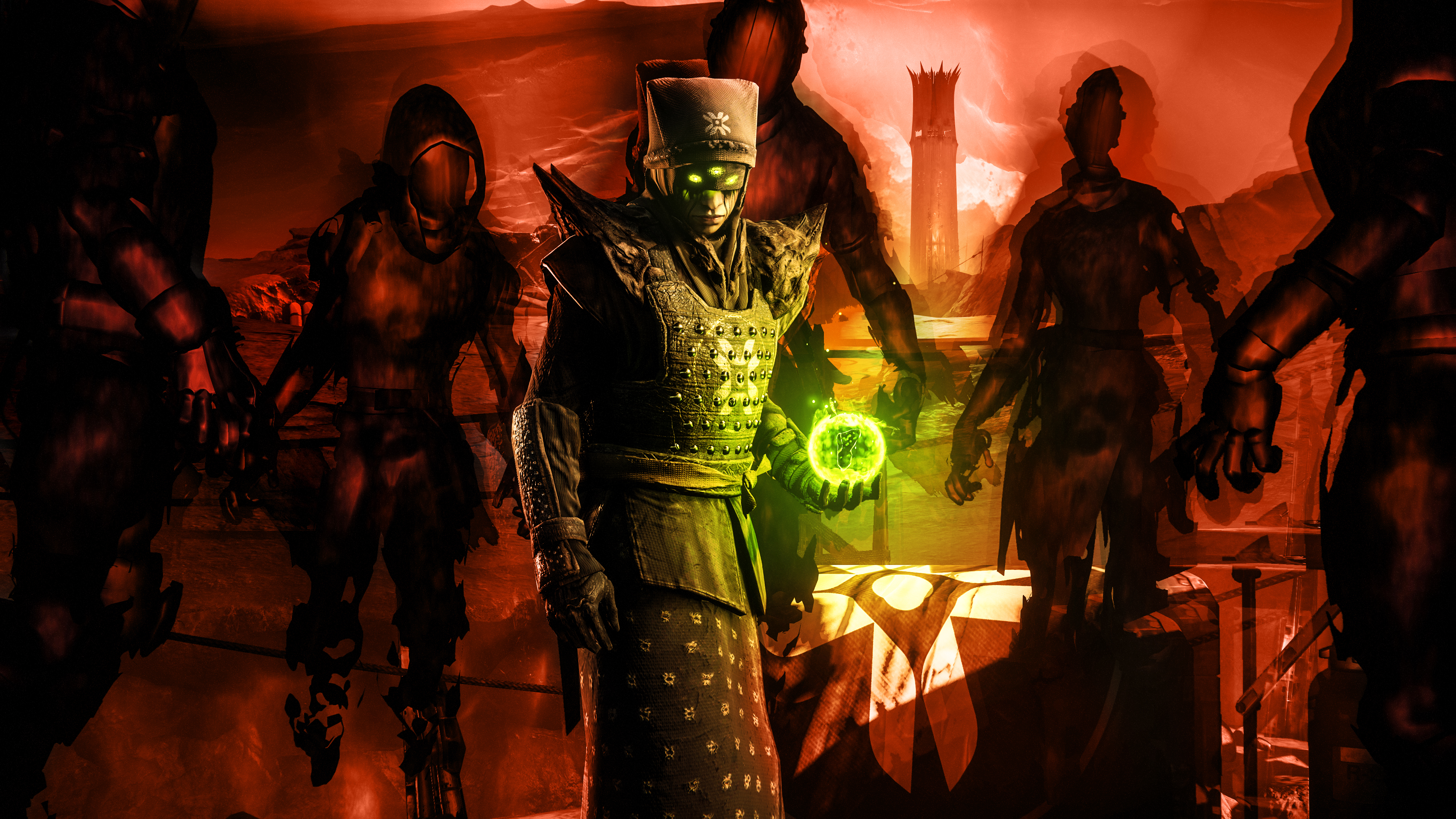 Destiny 2 Eris Morn holding a glowing orb HD Wallpaper