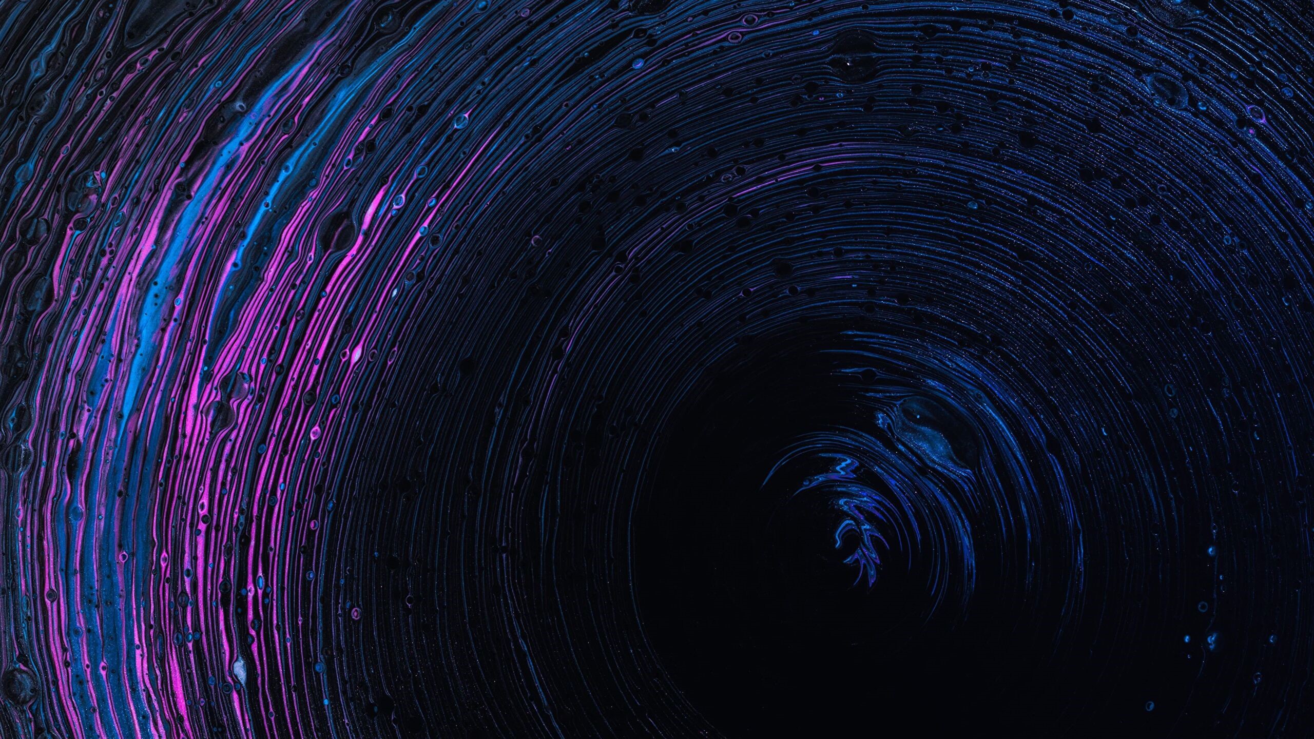 Abstract swirling pattern with blue and purple hues HD Wallpaper