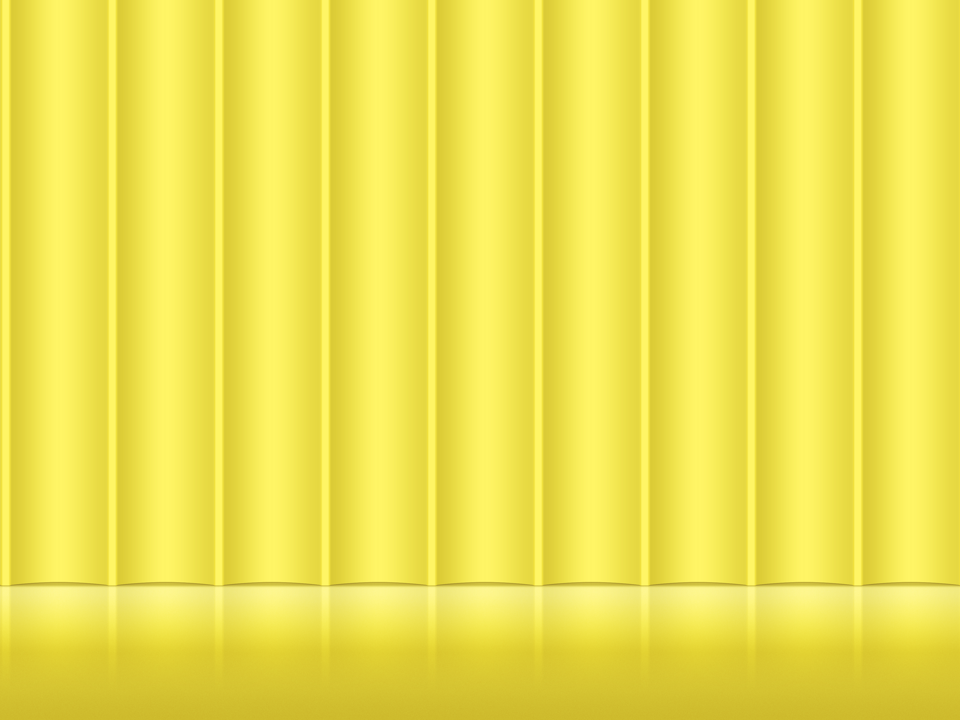 Yellow Curved Wall Texture 4K HD Wallpaper