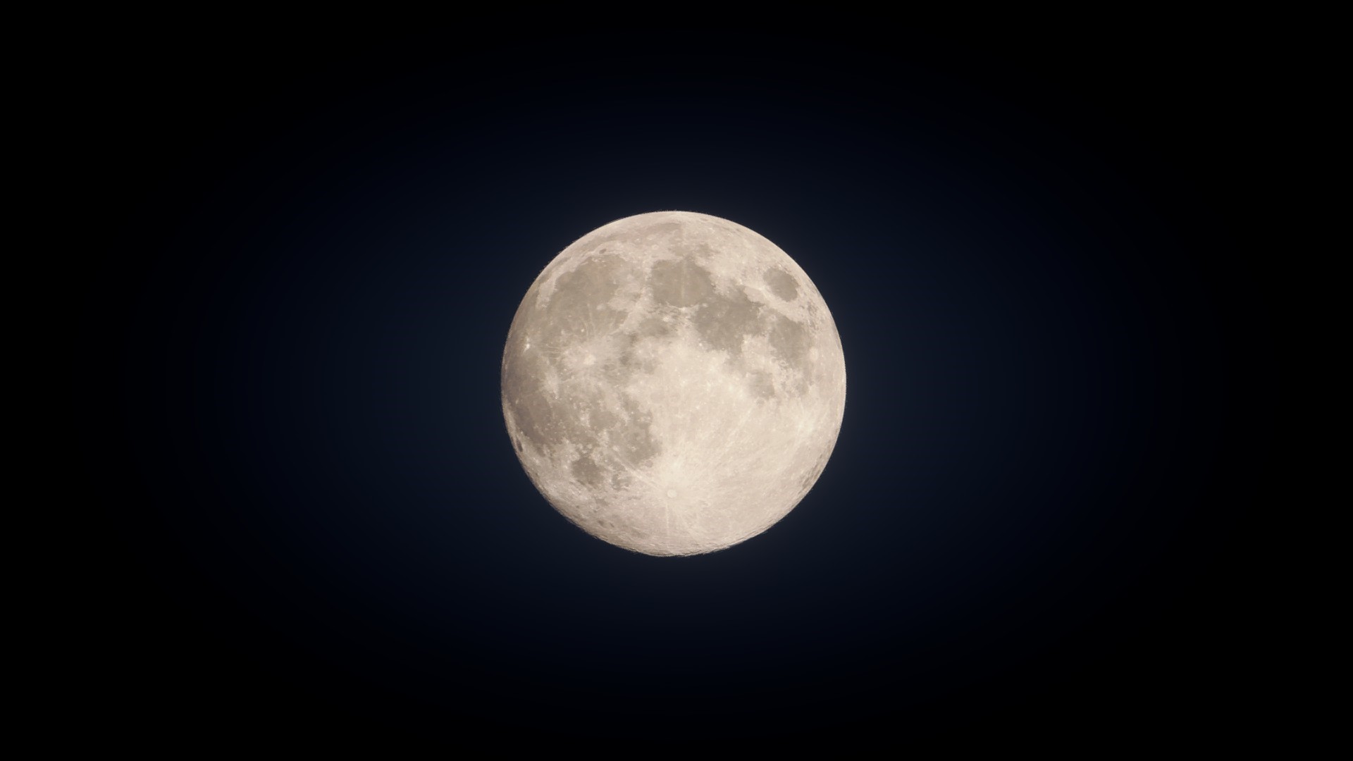 Full moon in the night sky HD Wallpaper