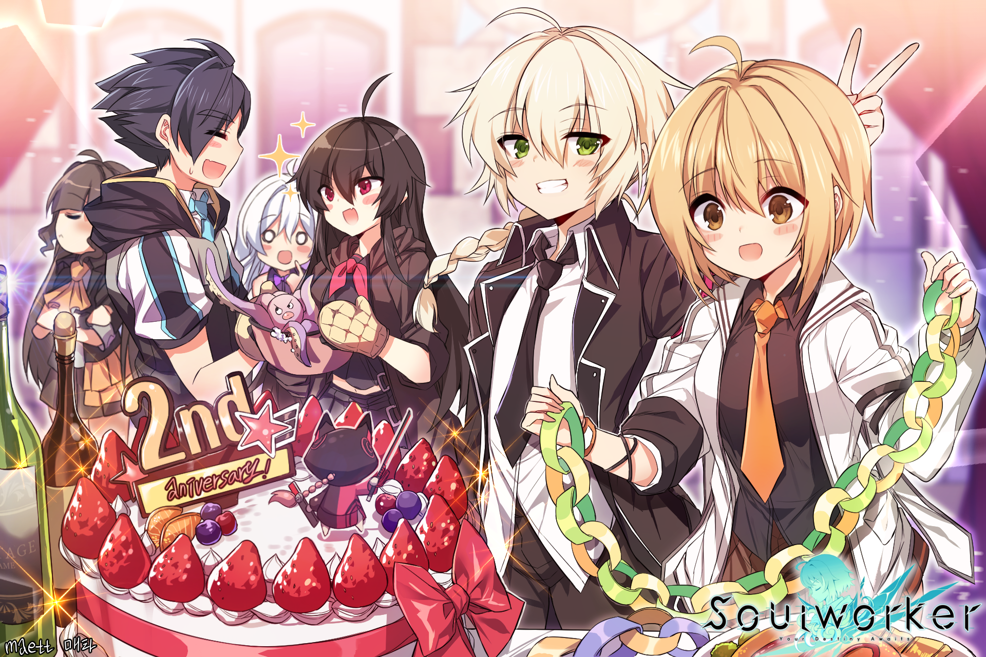 SoulWorker 2nd Anniversary Celebration HD Wallpaper