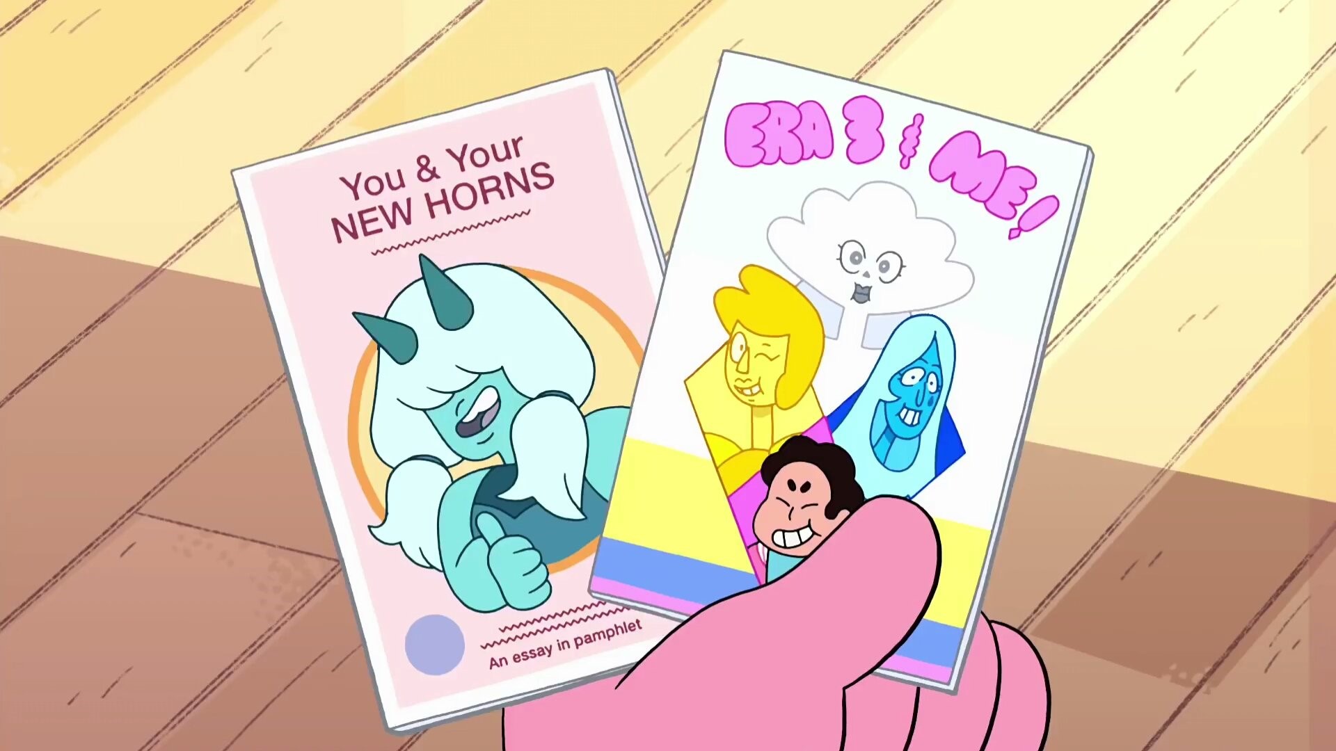 Steven Universe holding pamphlets HD Wallpaper