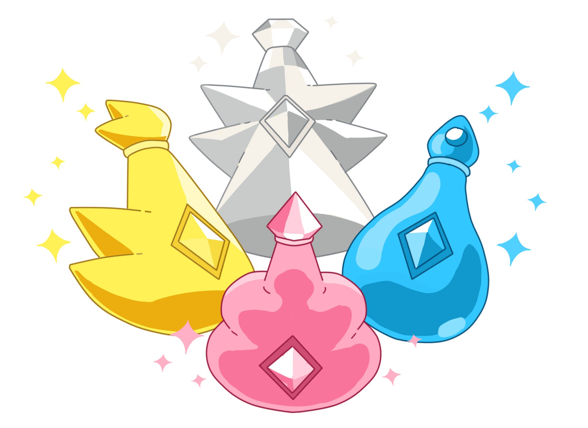 Gems from Steven Universe HD Wallpaper