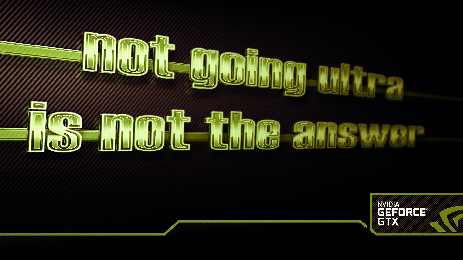 Nvidia GeForce GTX typography HD Wallpaper