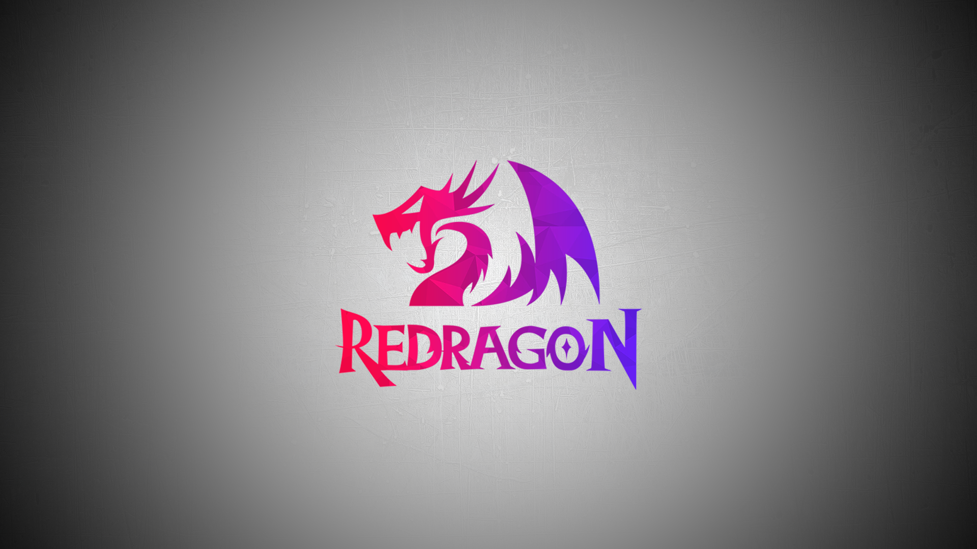 Redragon logo with dragon and text HD Wallpaper
