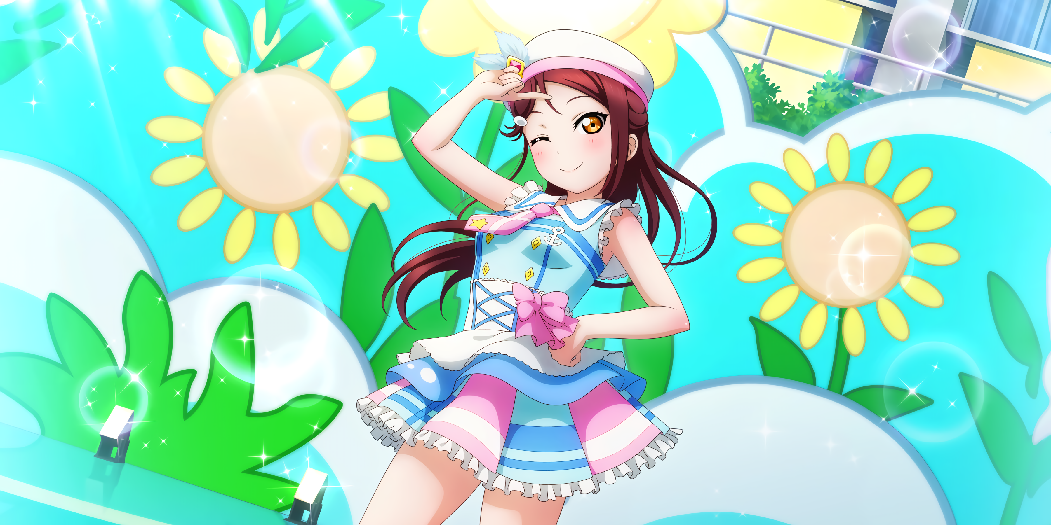 Sakurauchi Riko from Love Live! Sunshine!! HD Wallpaper