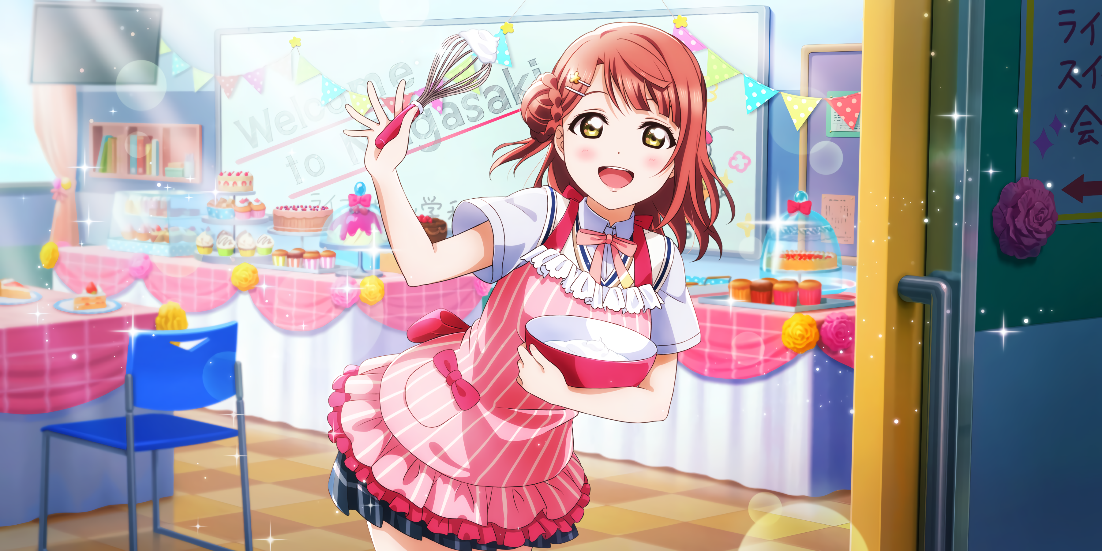 Uehara Ayumu from Love Live! Sunshine!! baking HD Wallpaper