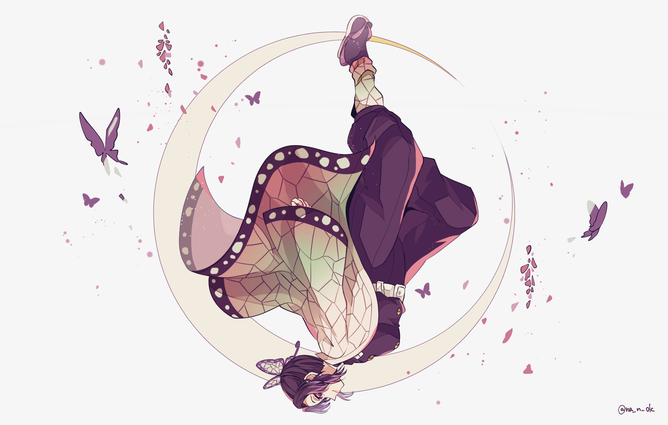 Kochou Shinobu from Kimetsu no Yaiba HD Wallpaper