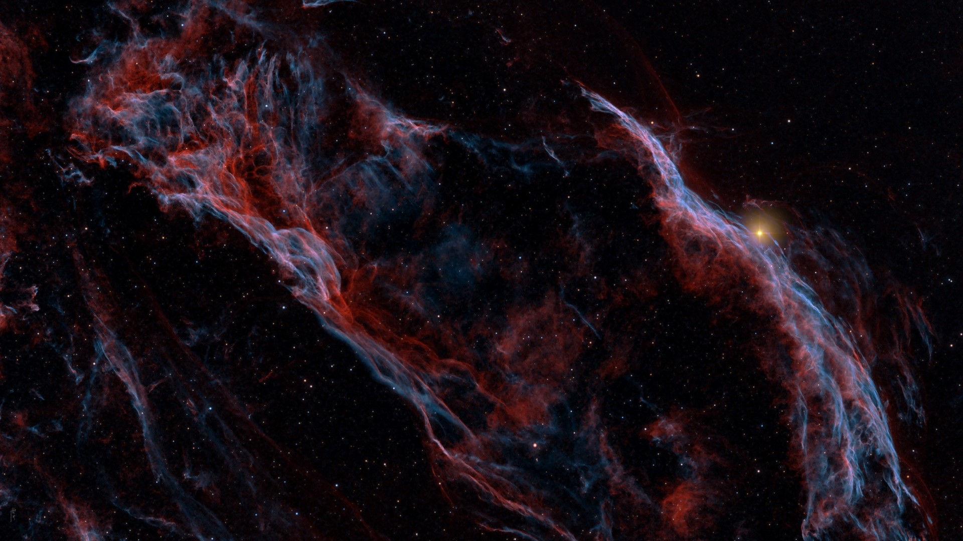 Nebula and stars in deep space HD Wallpaper