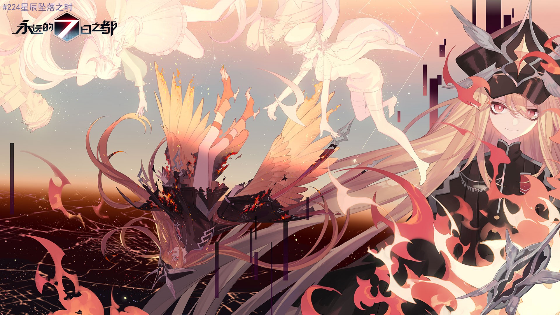 Anime girls from Forever 7th Capital HD Wallpaper
