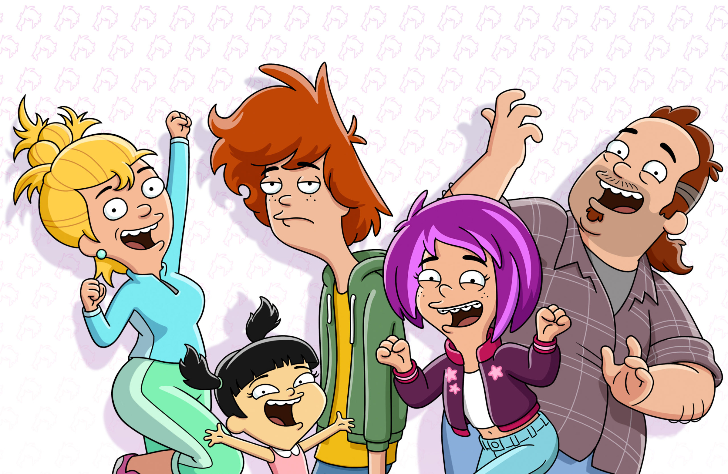 Duncanville: Annie, Jack, Duncan, Kimberly, and Jing Harris HD Wallpaper