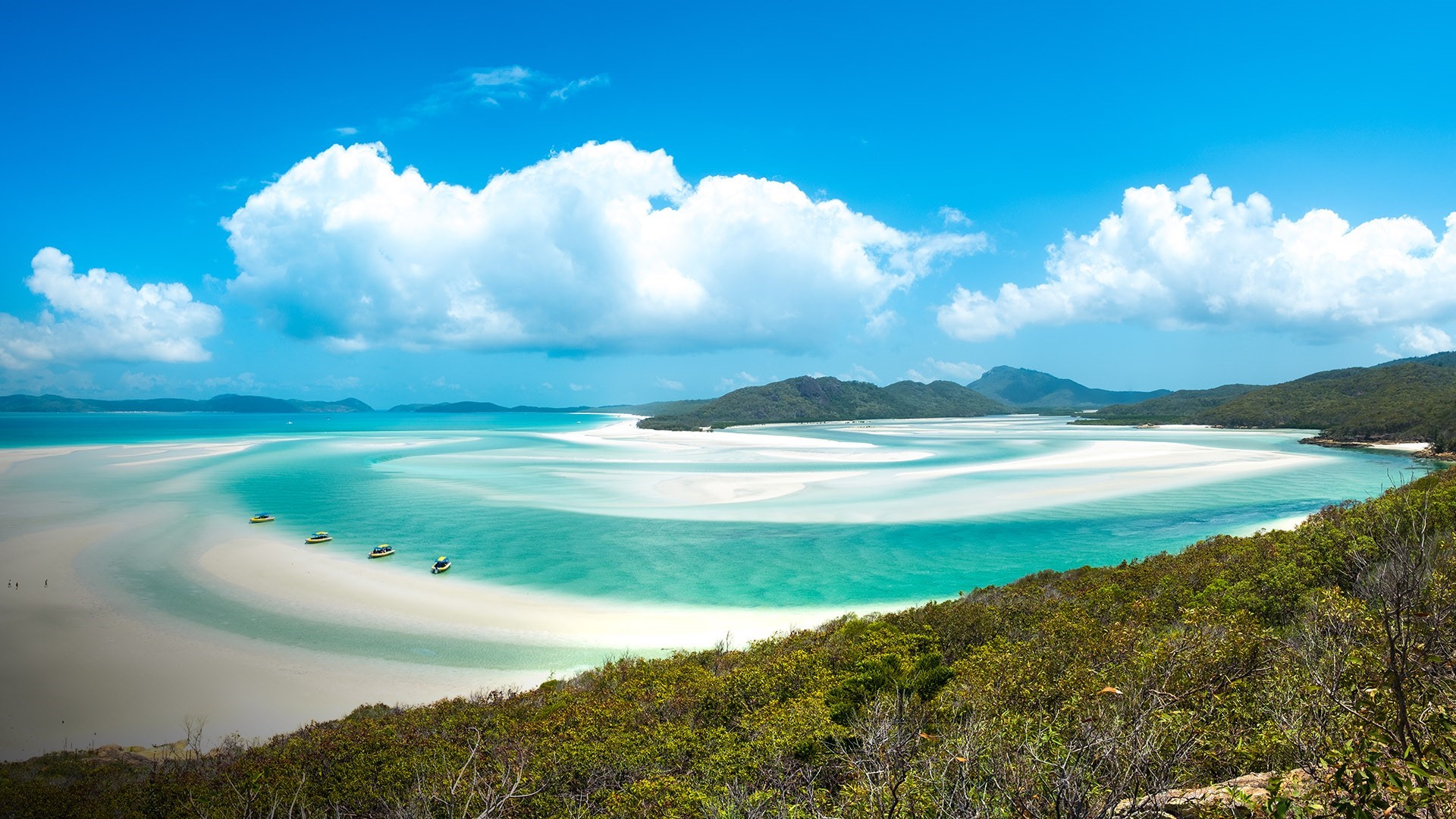 Whitehaven Beach, Whitsundays, Queensland, Australia HD Wallpaper