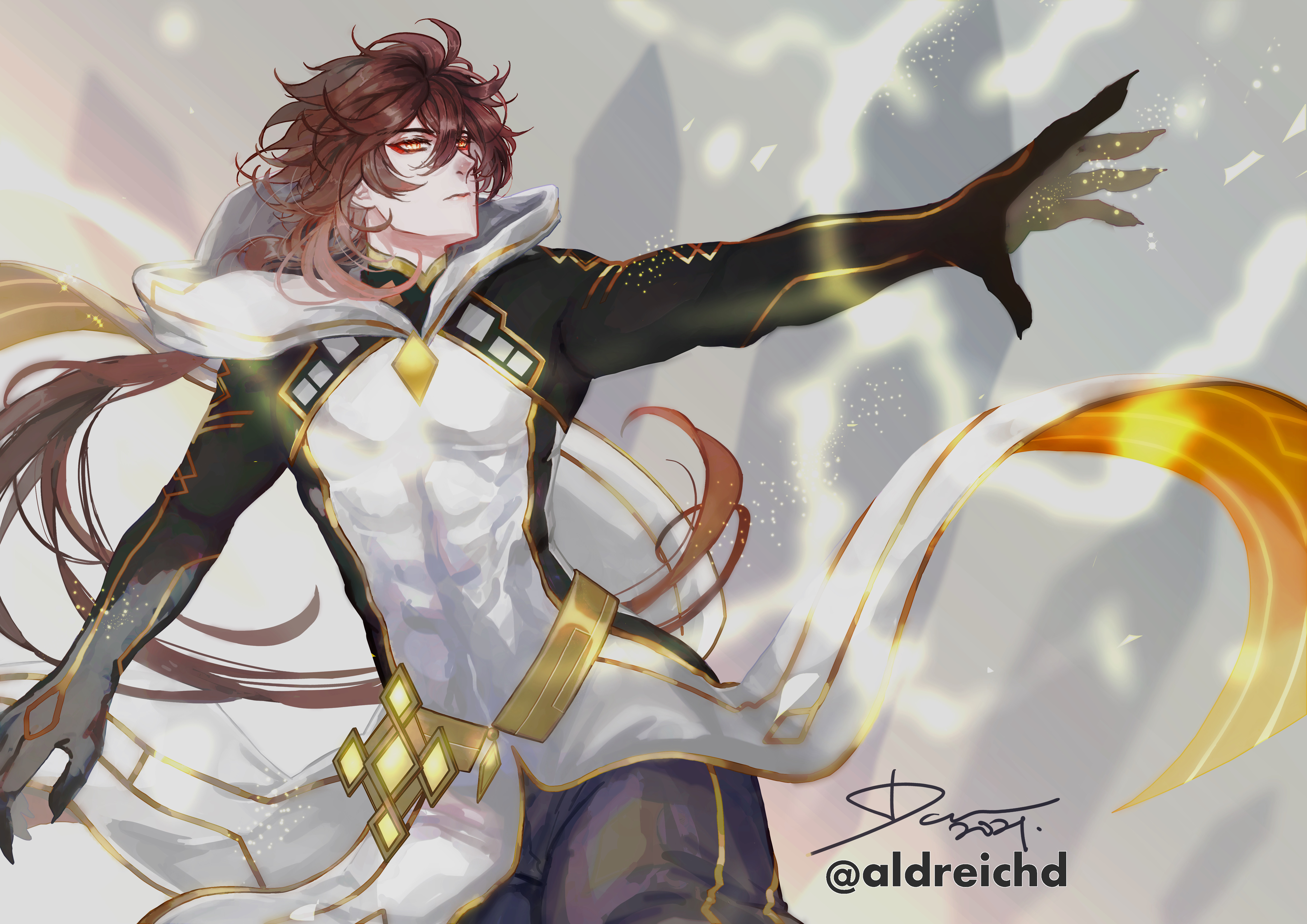 Zhongli (Genshin Impact) 4K HD Wallpaper