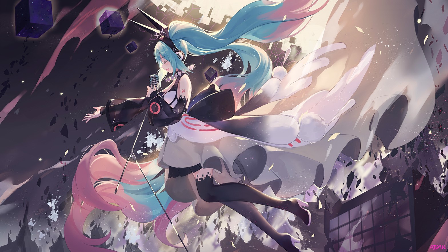 Hatsune Miku from Forever 7th Capital HD Wallpaper