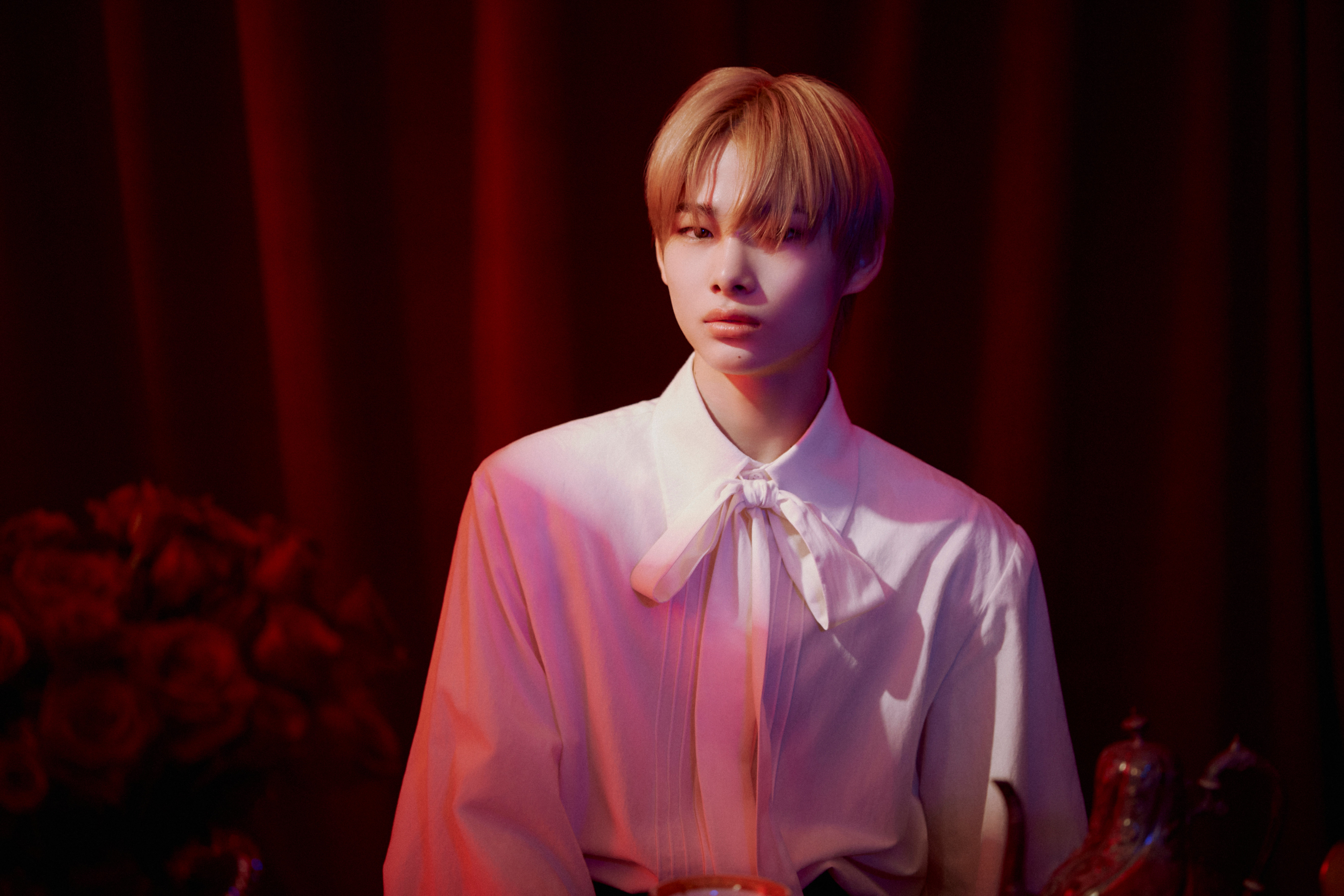 Ni-Ki from ENHYPEN in a white shirt HD Wallpaper