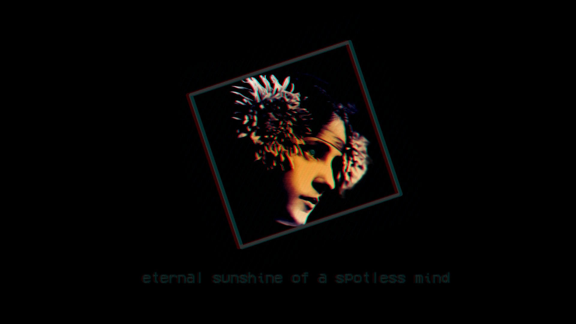 Eternal Sunshine of a Spotless Mind quote with portrait HD Wallpaper