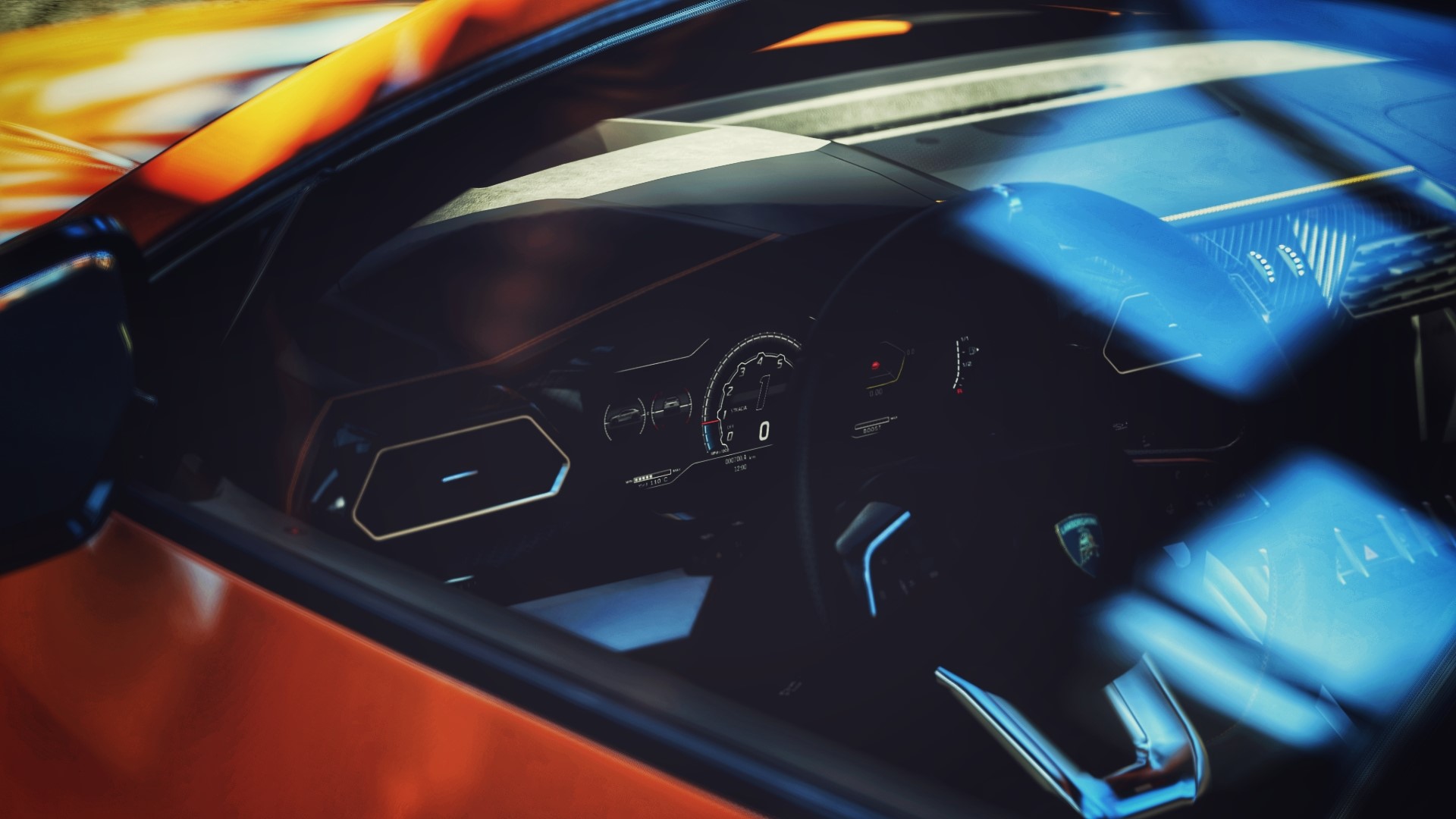 Lamborghini Urus cockpit in Forza Horizon 4 HD Wallpaper