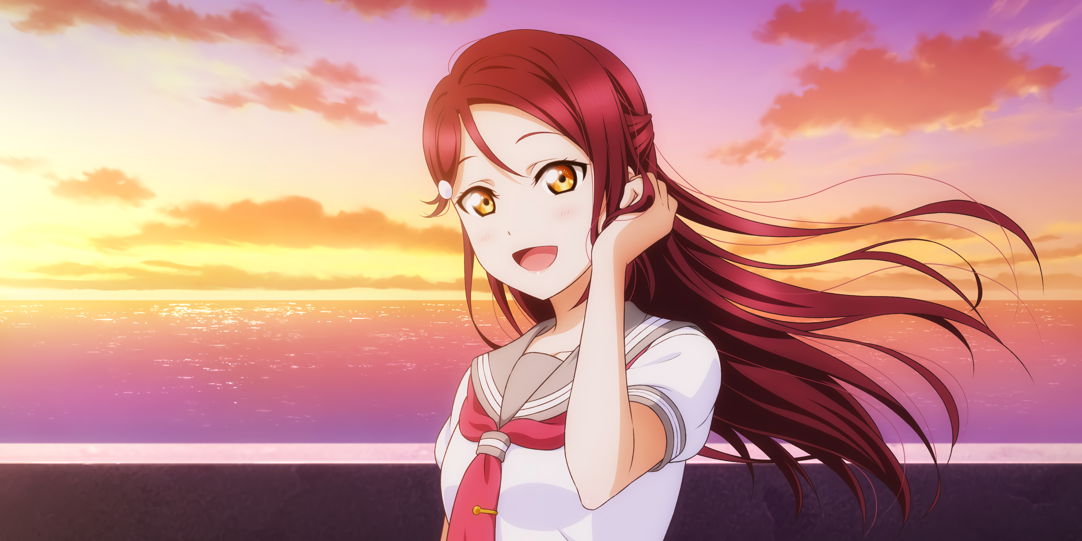 Sakurauchi Riko from Love Live! Sunshine!! HD Wallpaper