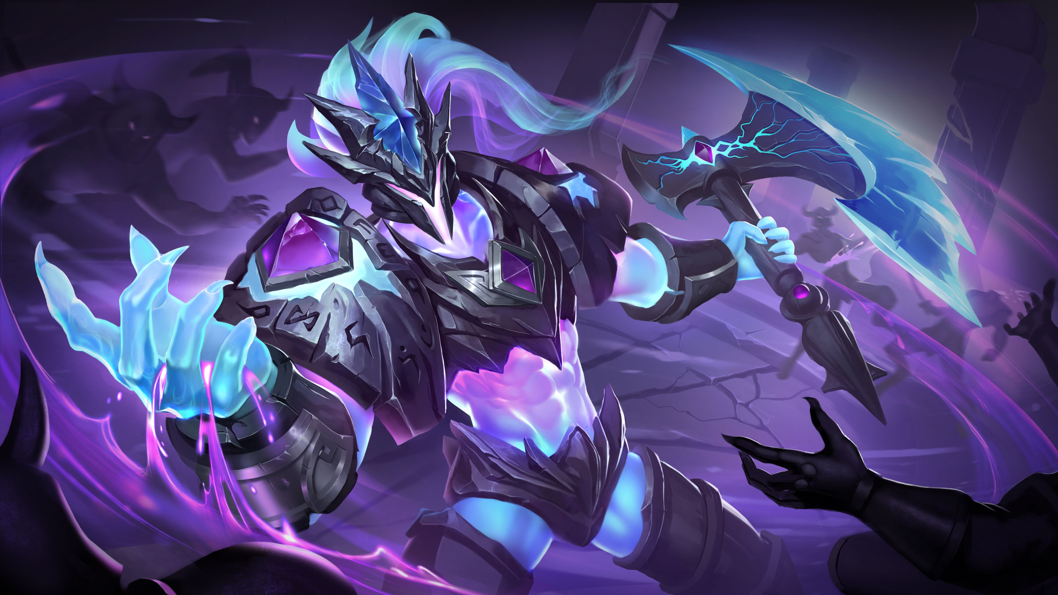 Heroes Evolved Knight with Ice Axe HD Wallpaper