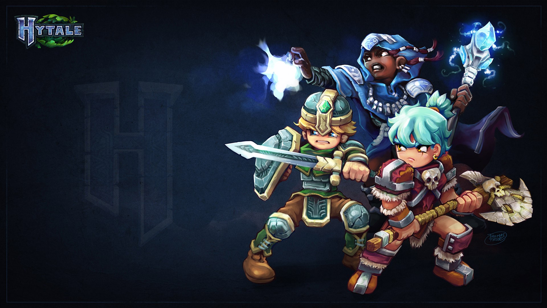 Four adventurers from Hytale HD Wallpaper
