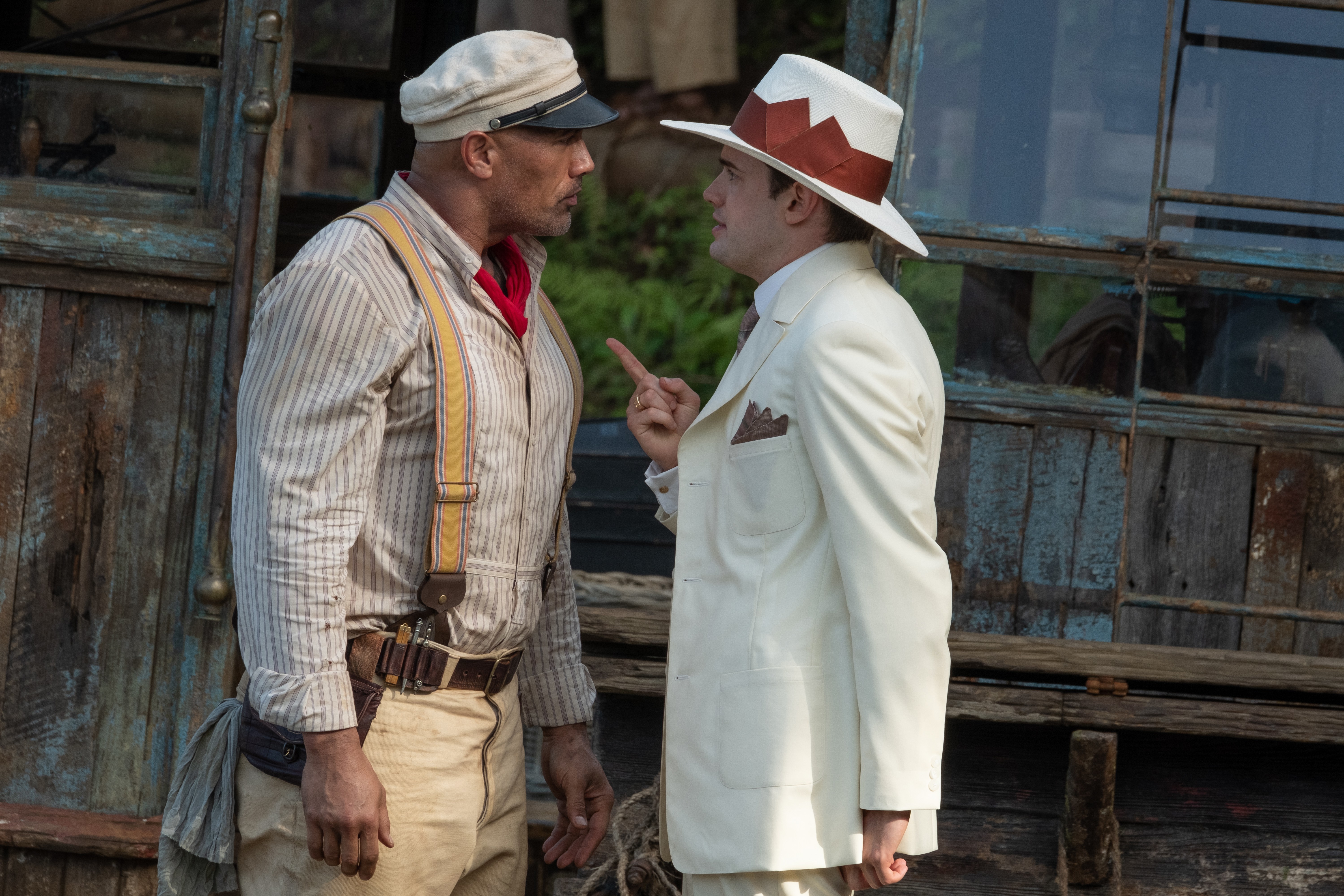 Dwayne Johnson and Jack Whitehall in Jungle Cruise 4K HD Wallpaper