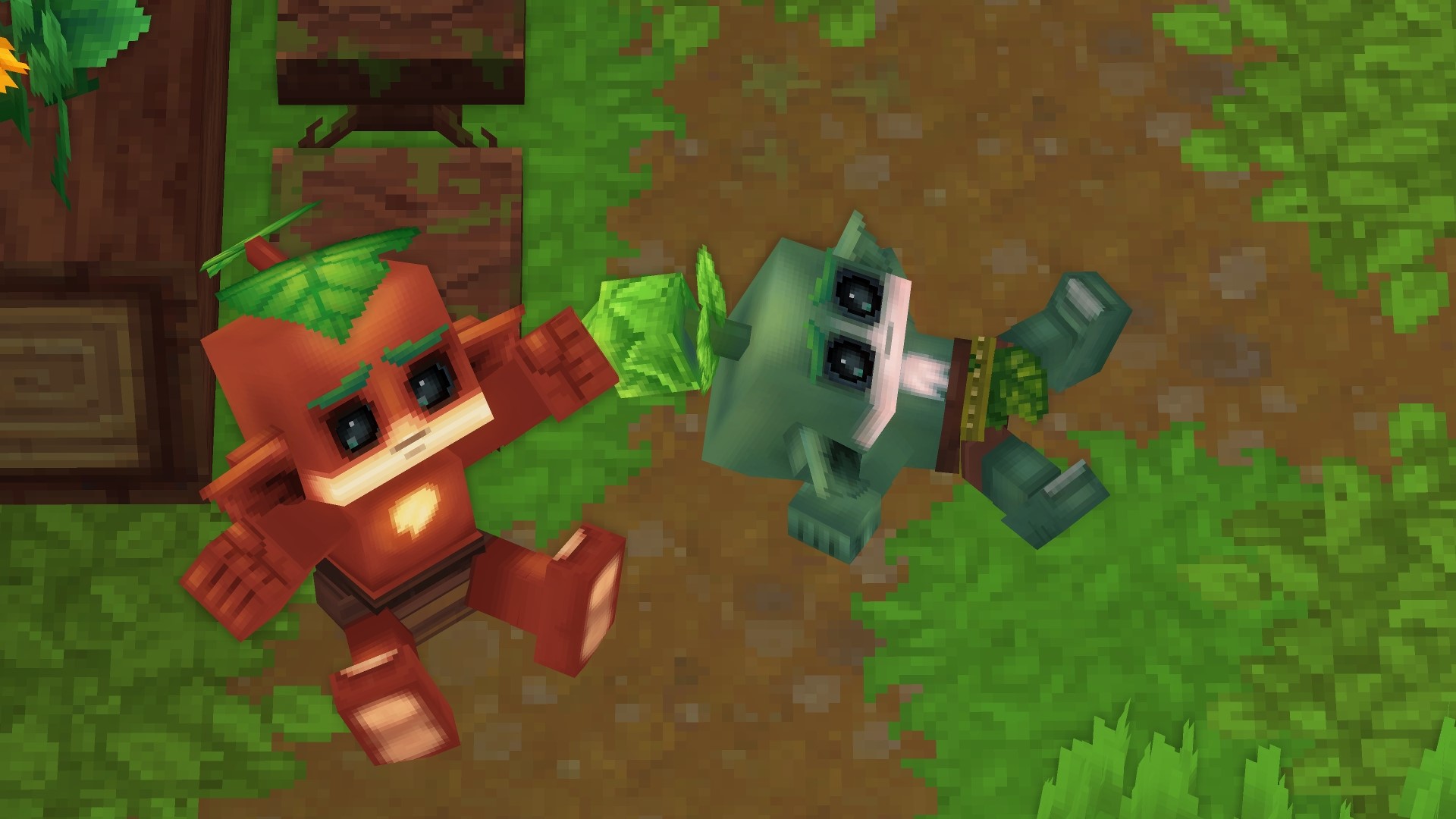 Kweebecs from Hytale lying on the ground HD Wallpaper