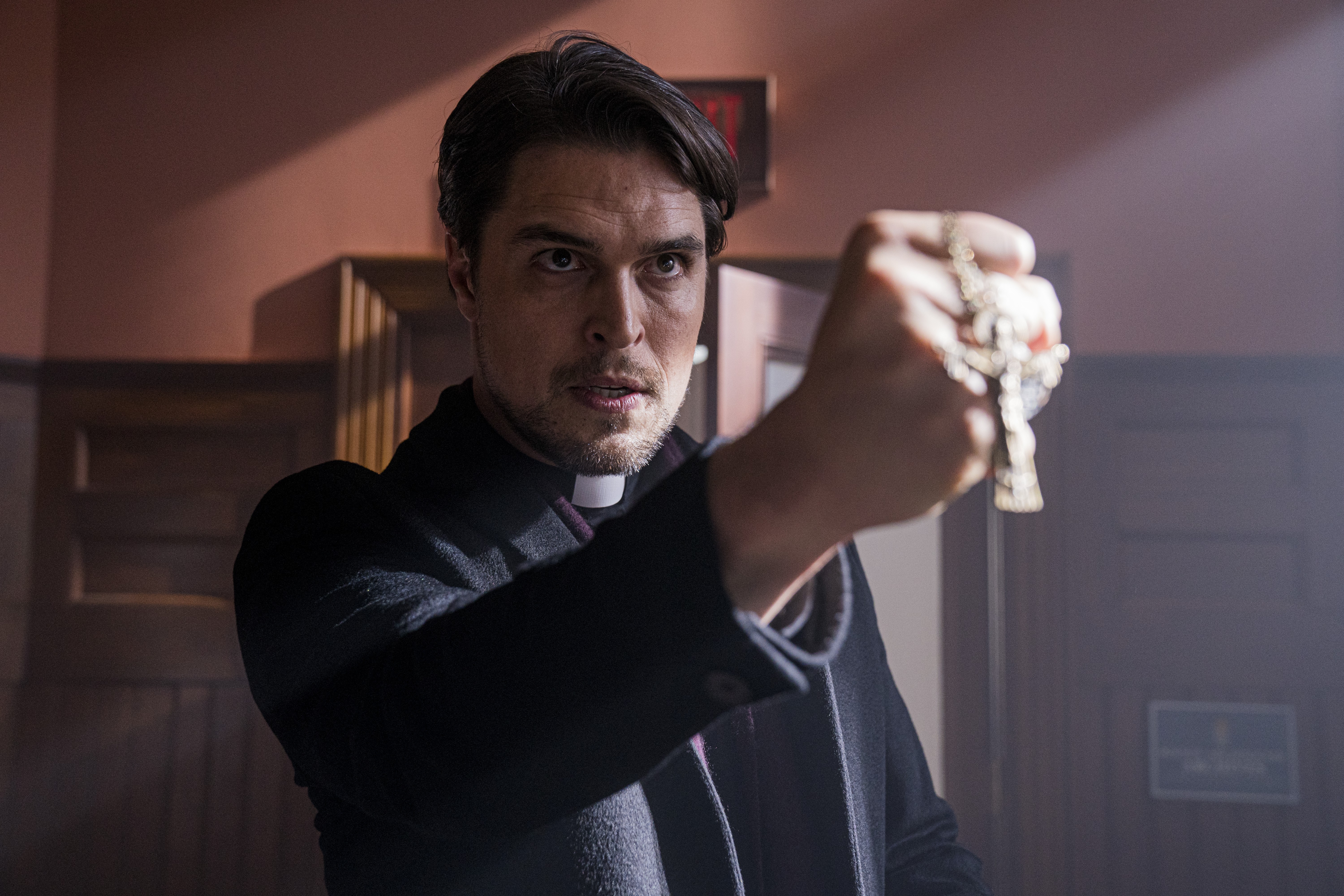 The Unholy 4K: Diogo Morgado as Father Benois HD Wallpaper