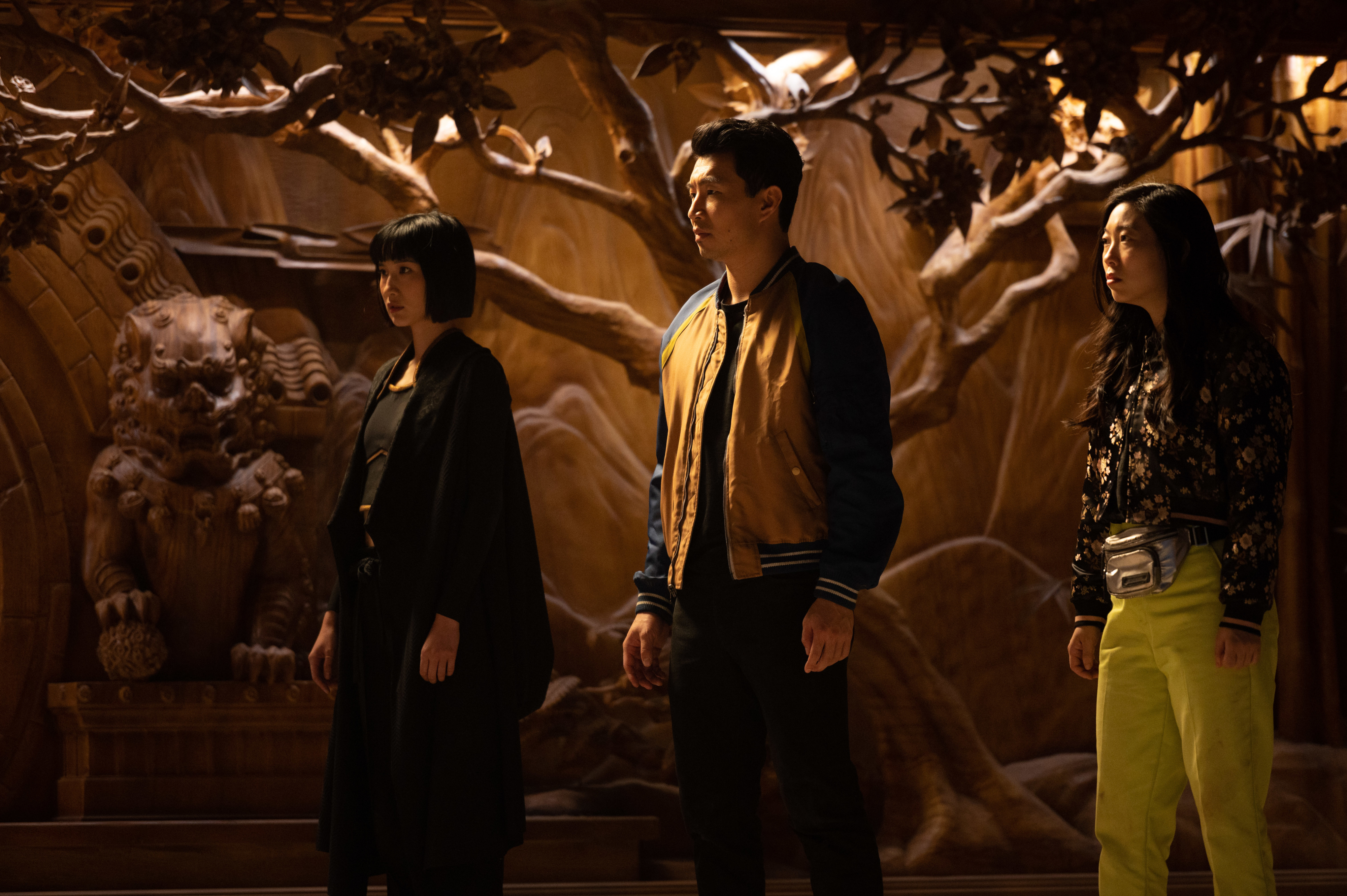 Shang-Chi, Xialing, and Menger Zhang in 4K HD Wallpaper