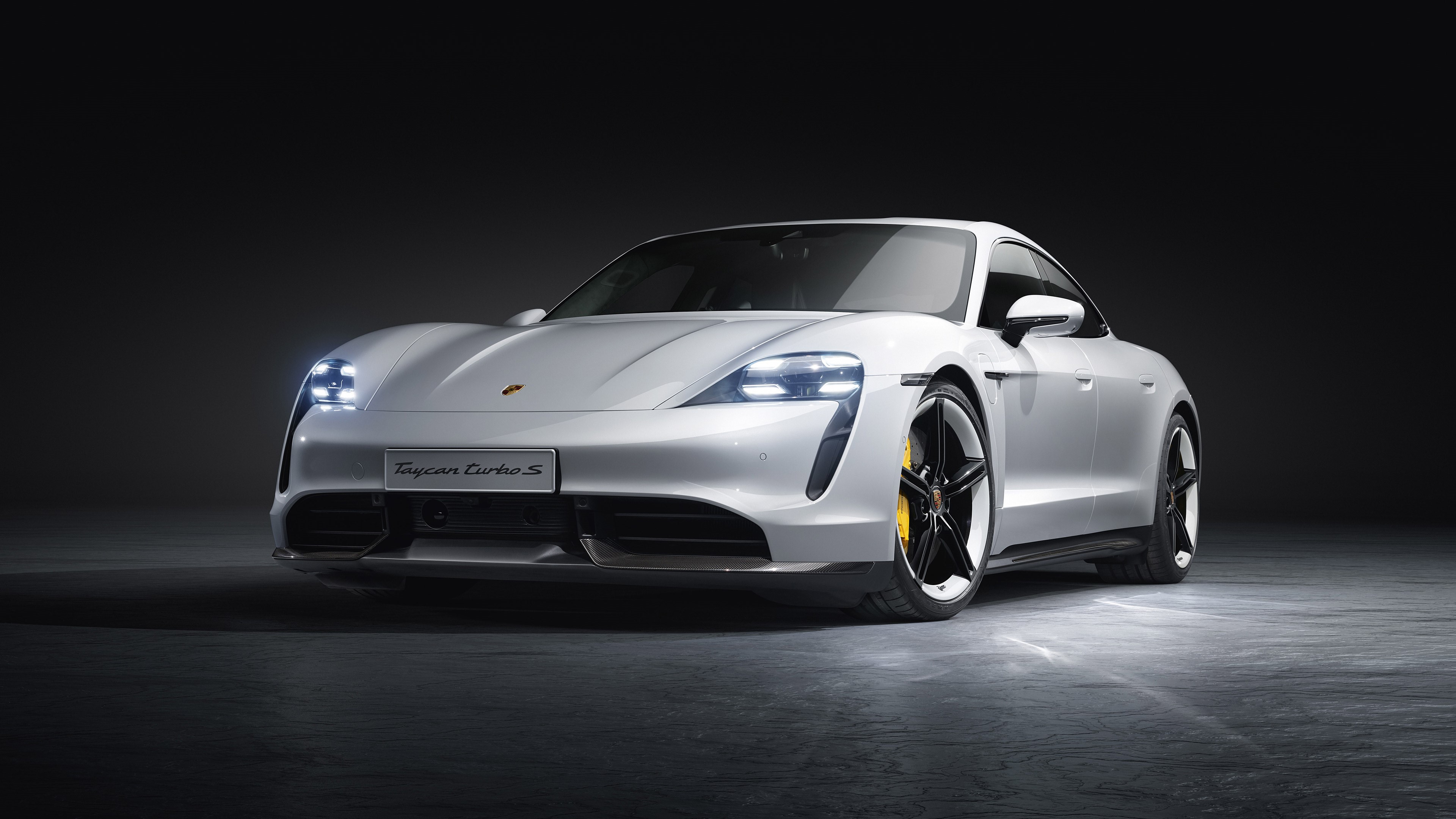 4K Porsche Taycan Turbo S car HD Wallpaper