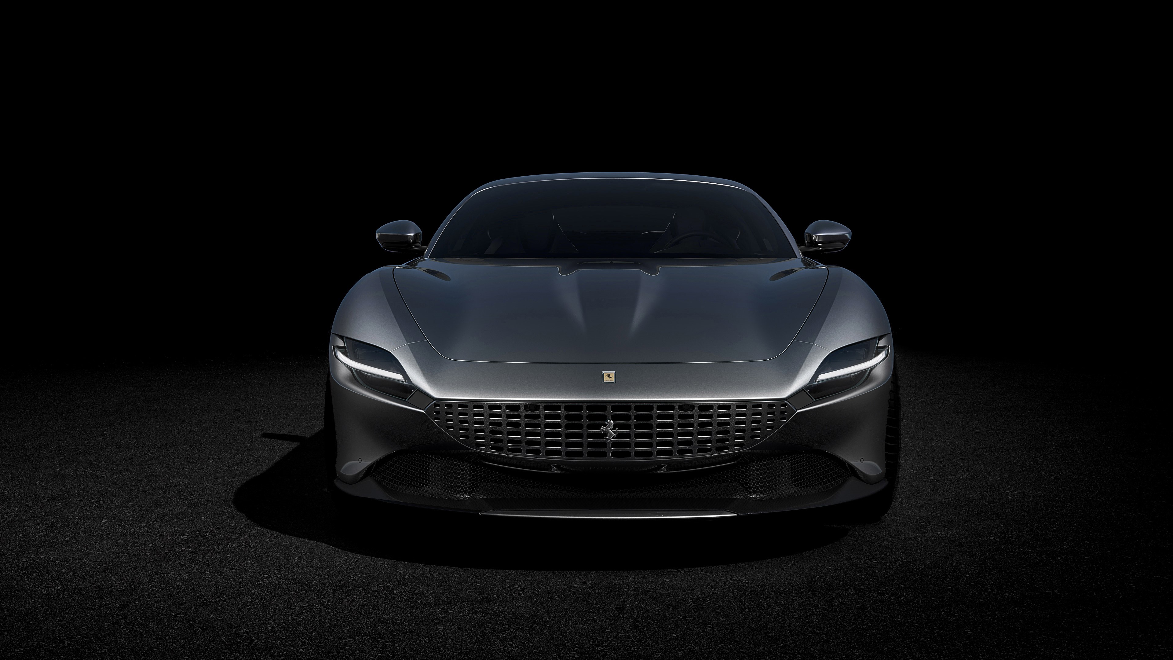 4K Ferrari Roma car HD Wallpaper