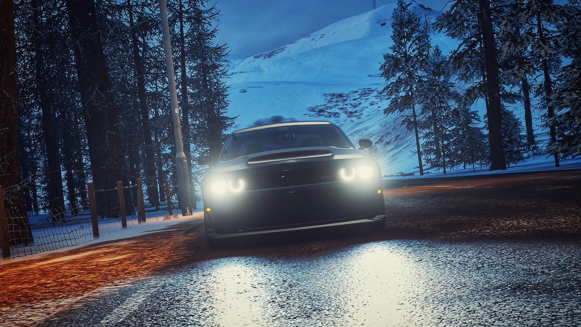 Dodge Challenger SRT Demon in Forza Horizon 4 HD Wallpaper