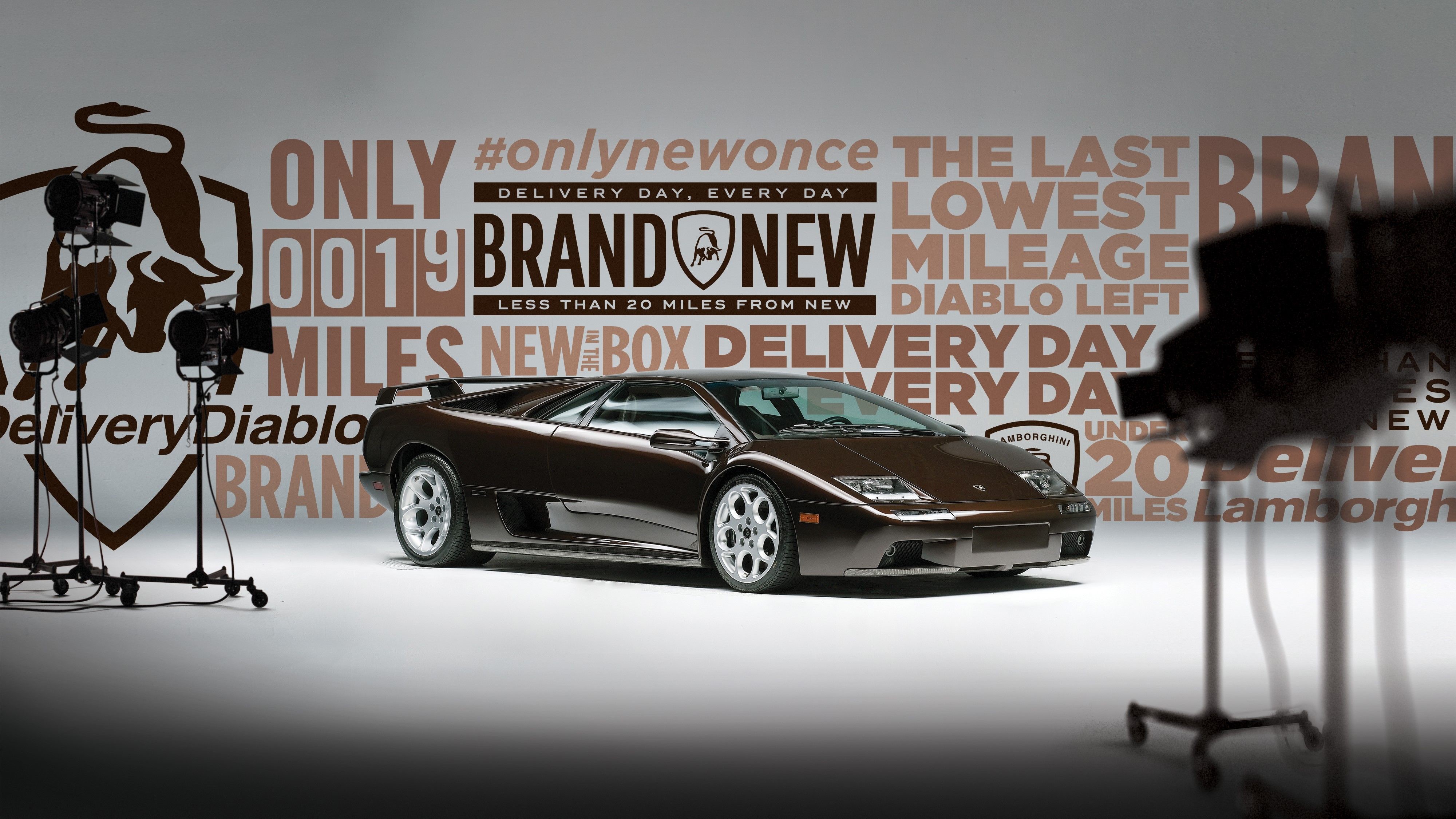 Lamborghini Diablo Brand New Delivery HD Wallpaper