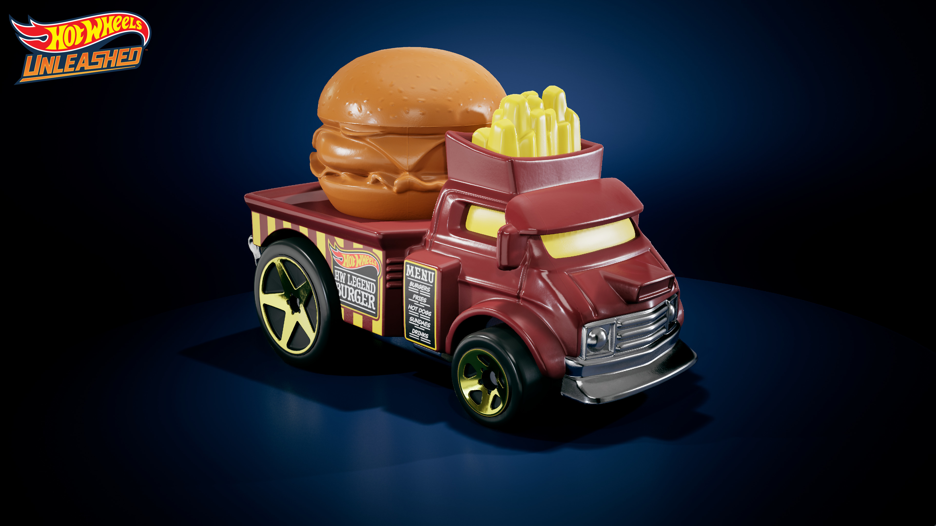 Hot Wheels Unleashed Burger Truck HD Wallpaper