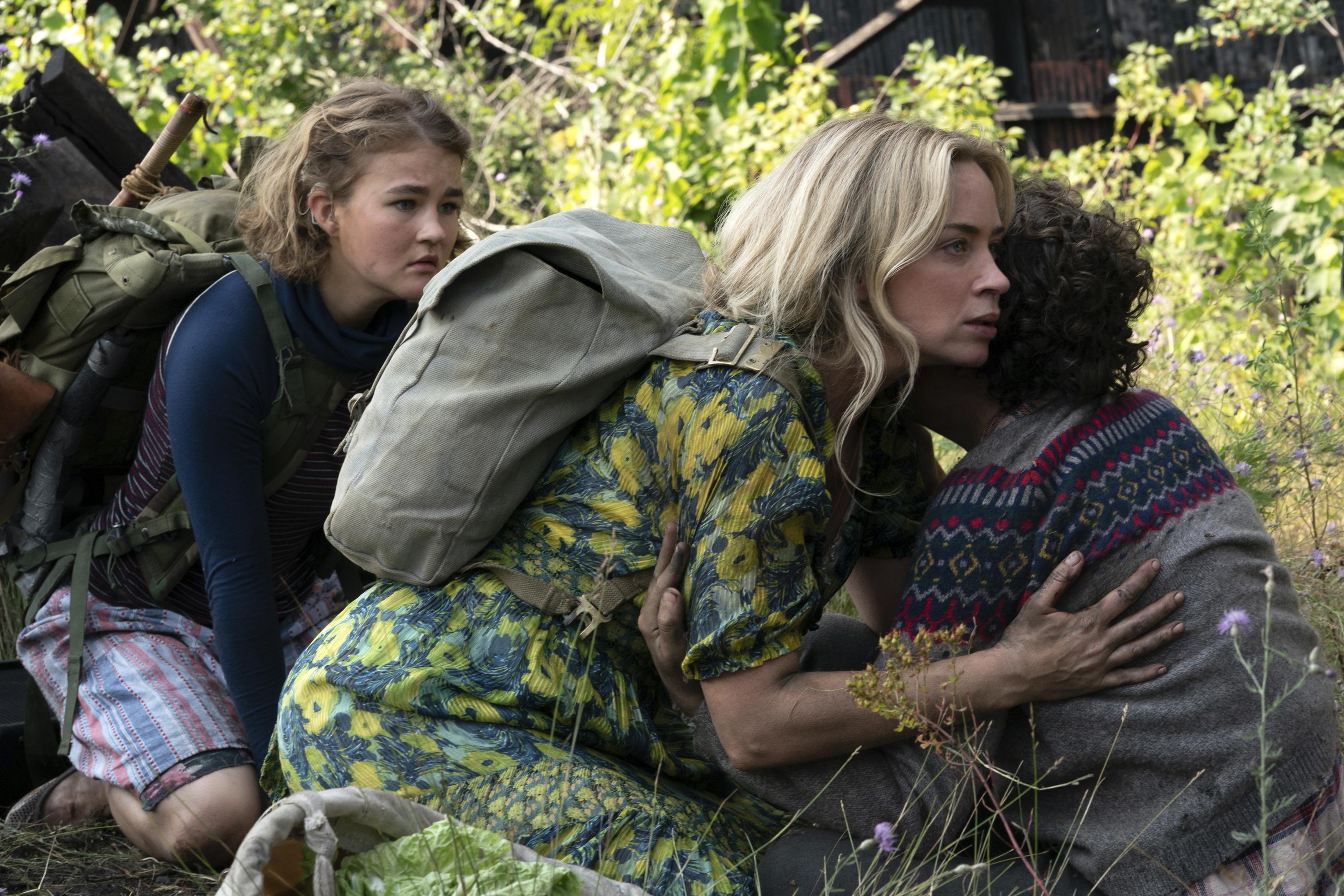 A Quiet Place Part II Evelyn Abbott Regan Abbott HD Wallpaper