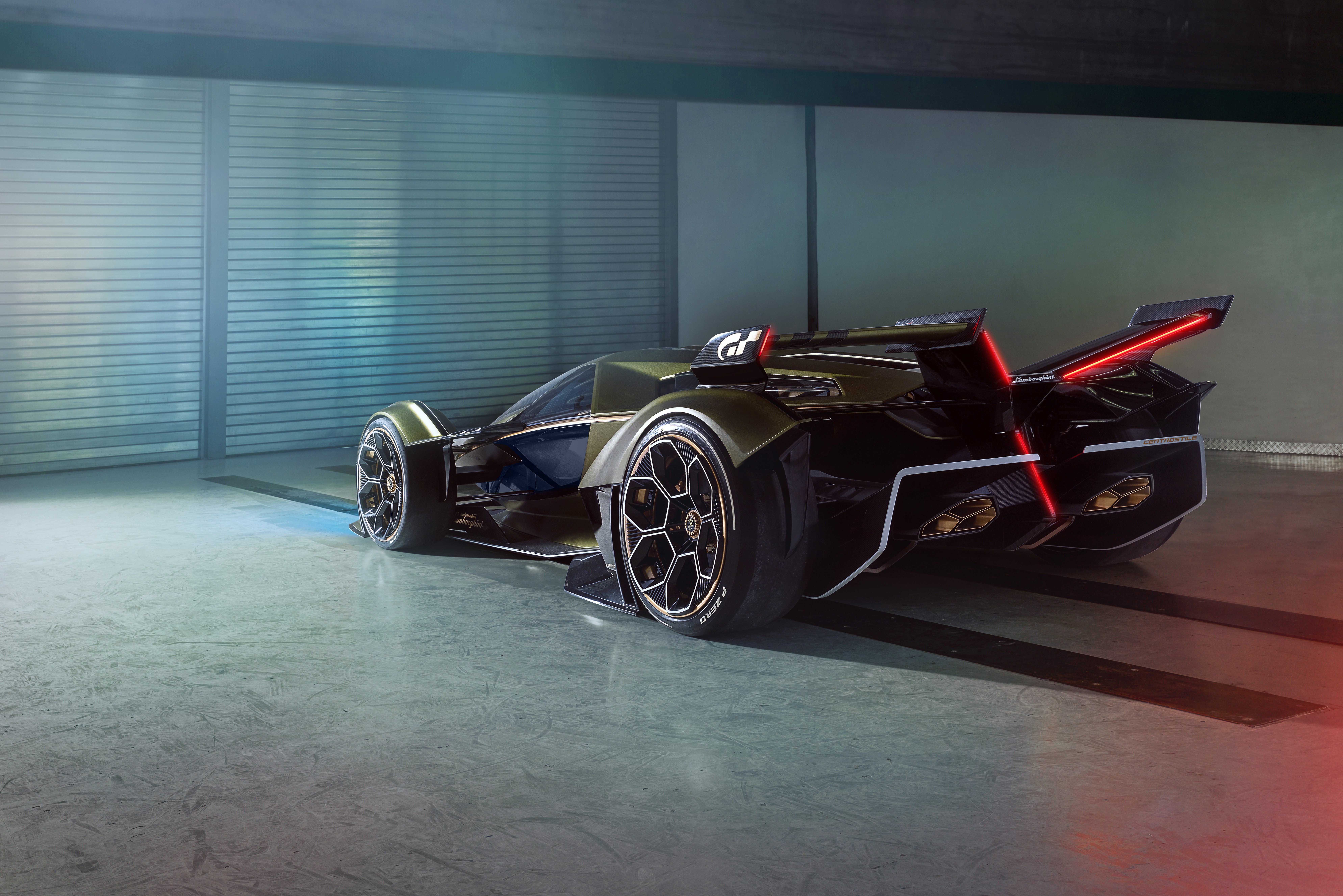 Lamborghini Lambo V12 Vision Gran Turismo concept car HD Wallpaper