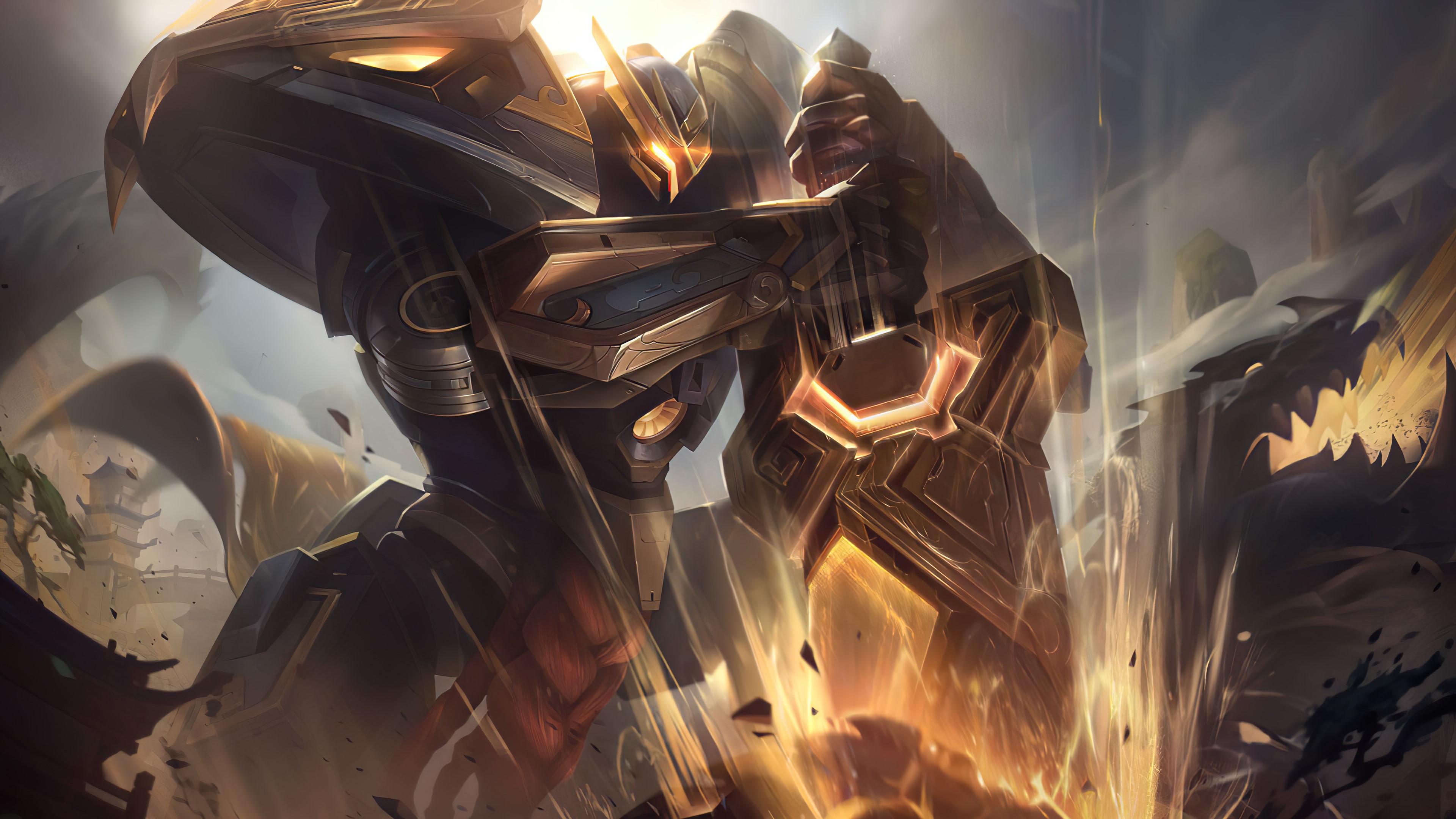 Garen from League of Legends HD Wallpaper