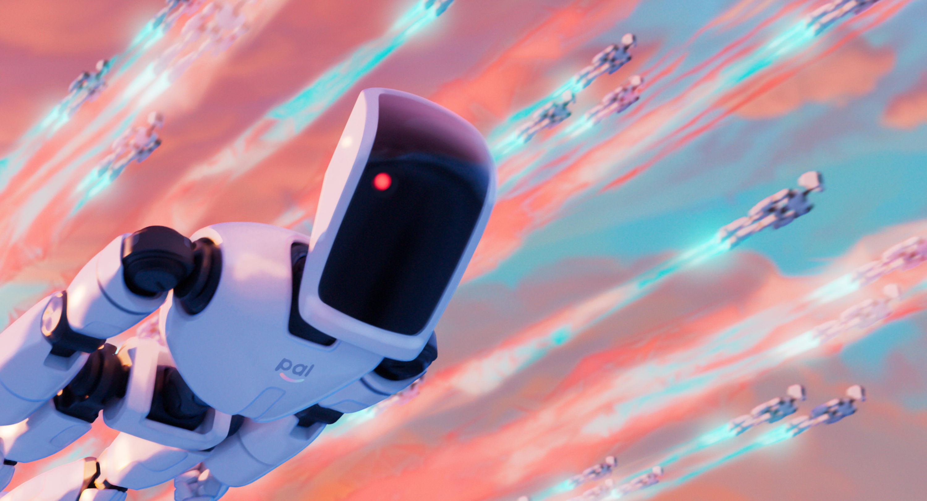 The Mitchells Vs. The Machines Robots Flying HD Wallpaper
