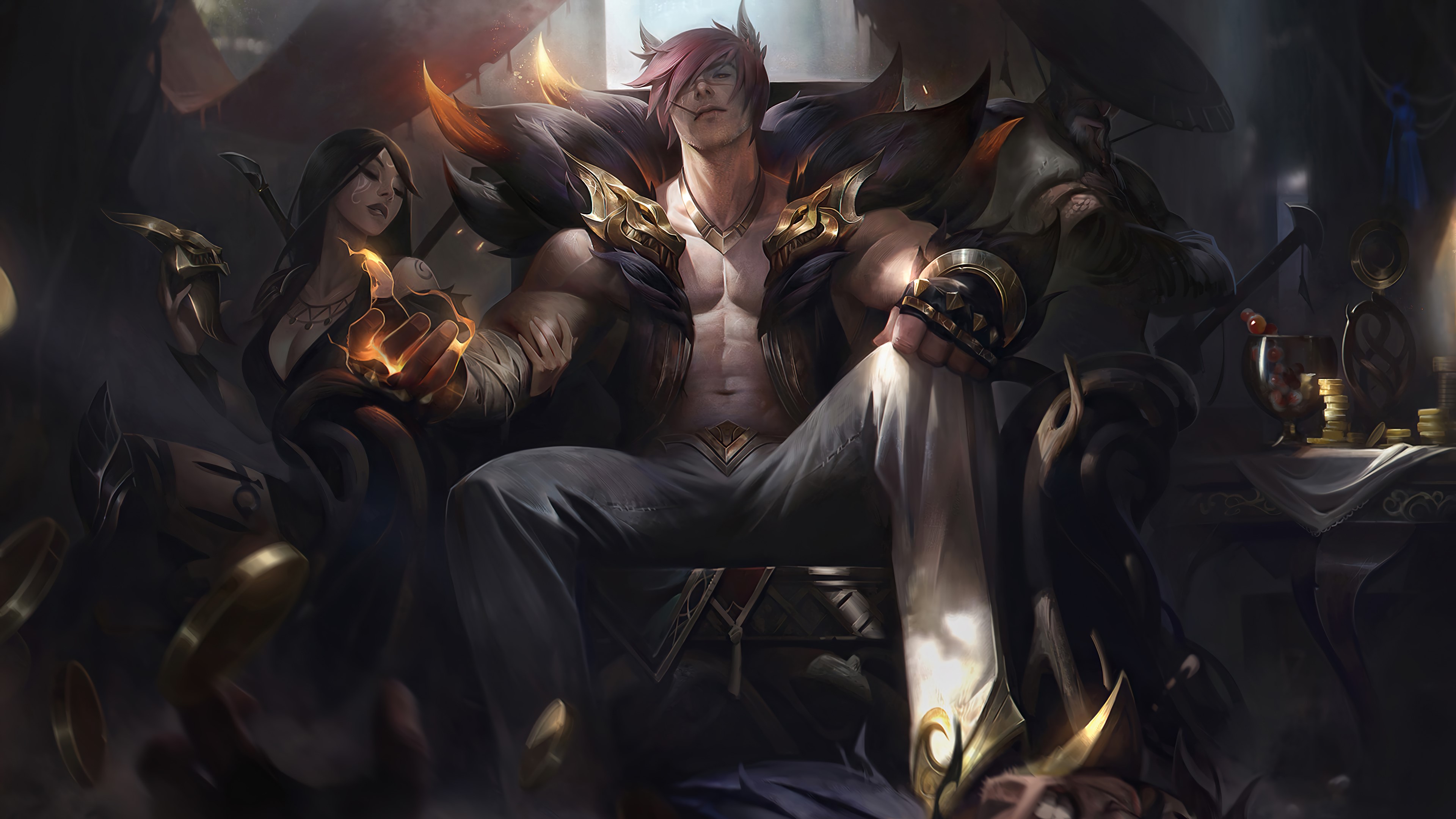 Sett from League of Legends HD Wallpaper