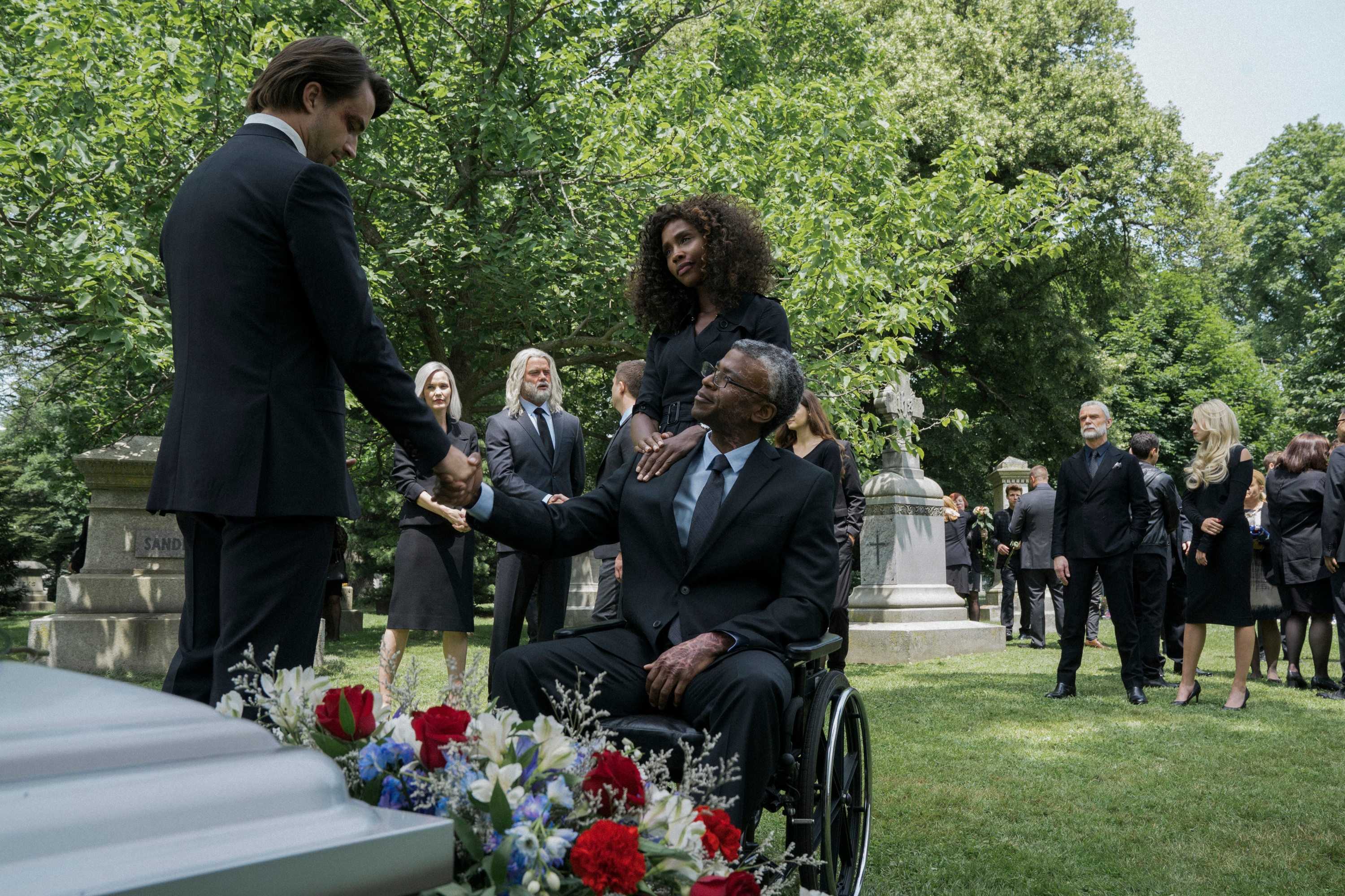 Jupiter's Legacy funeral scene HD Wallpaper
