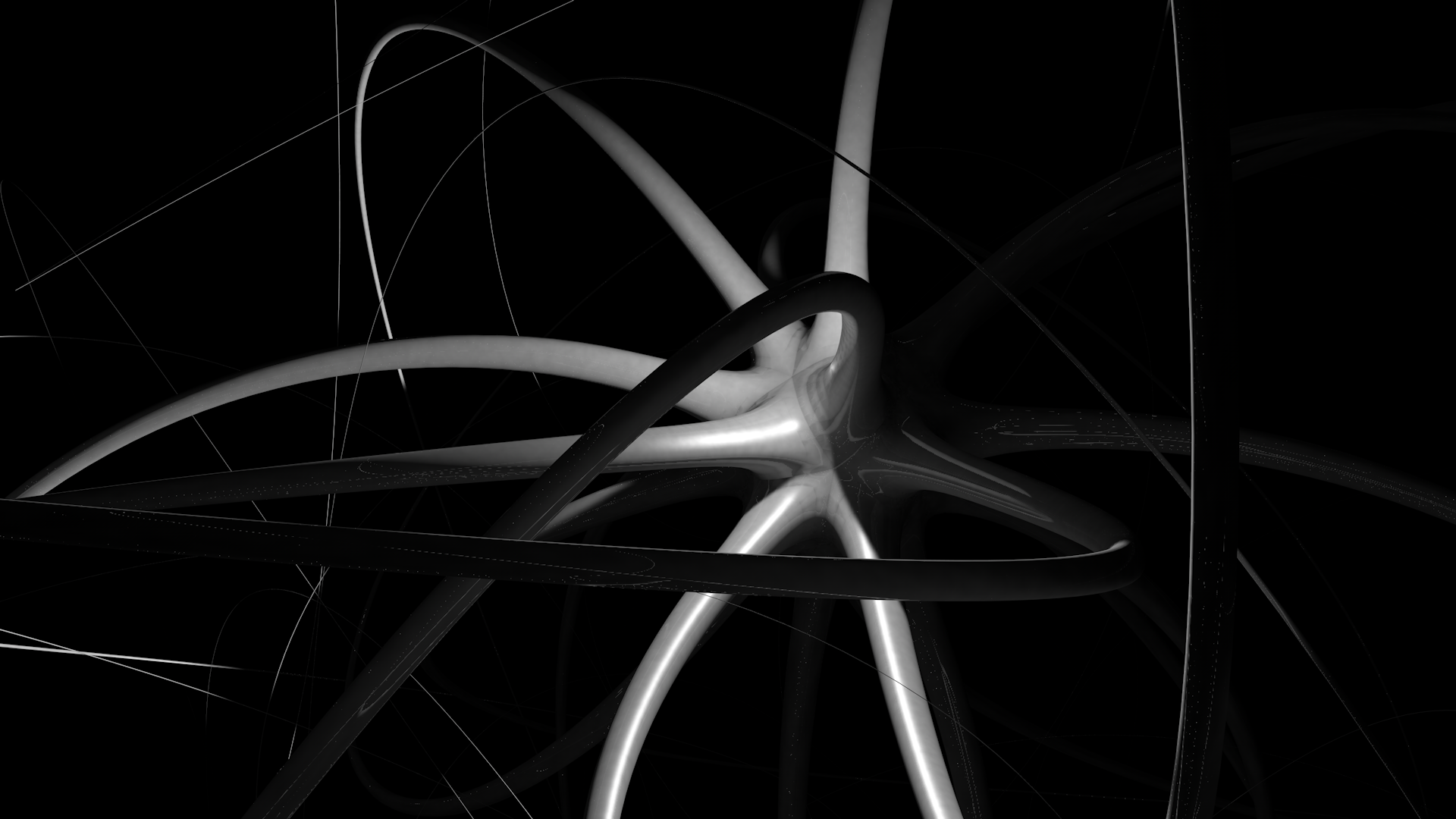 Abstract 3D CGI Shapes HD Wallpaper