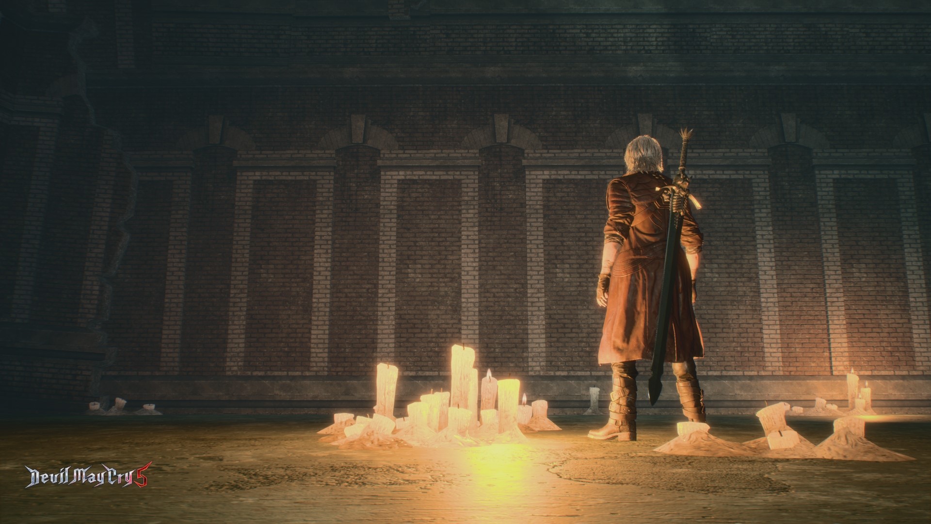 Dante from Devil May Cry 5 standing near candles HD Wallpaper