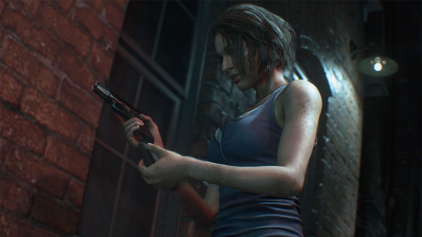 Jill Valentine from Resident Evil 3 Remake holding a gun HD Wallpaper