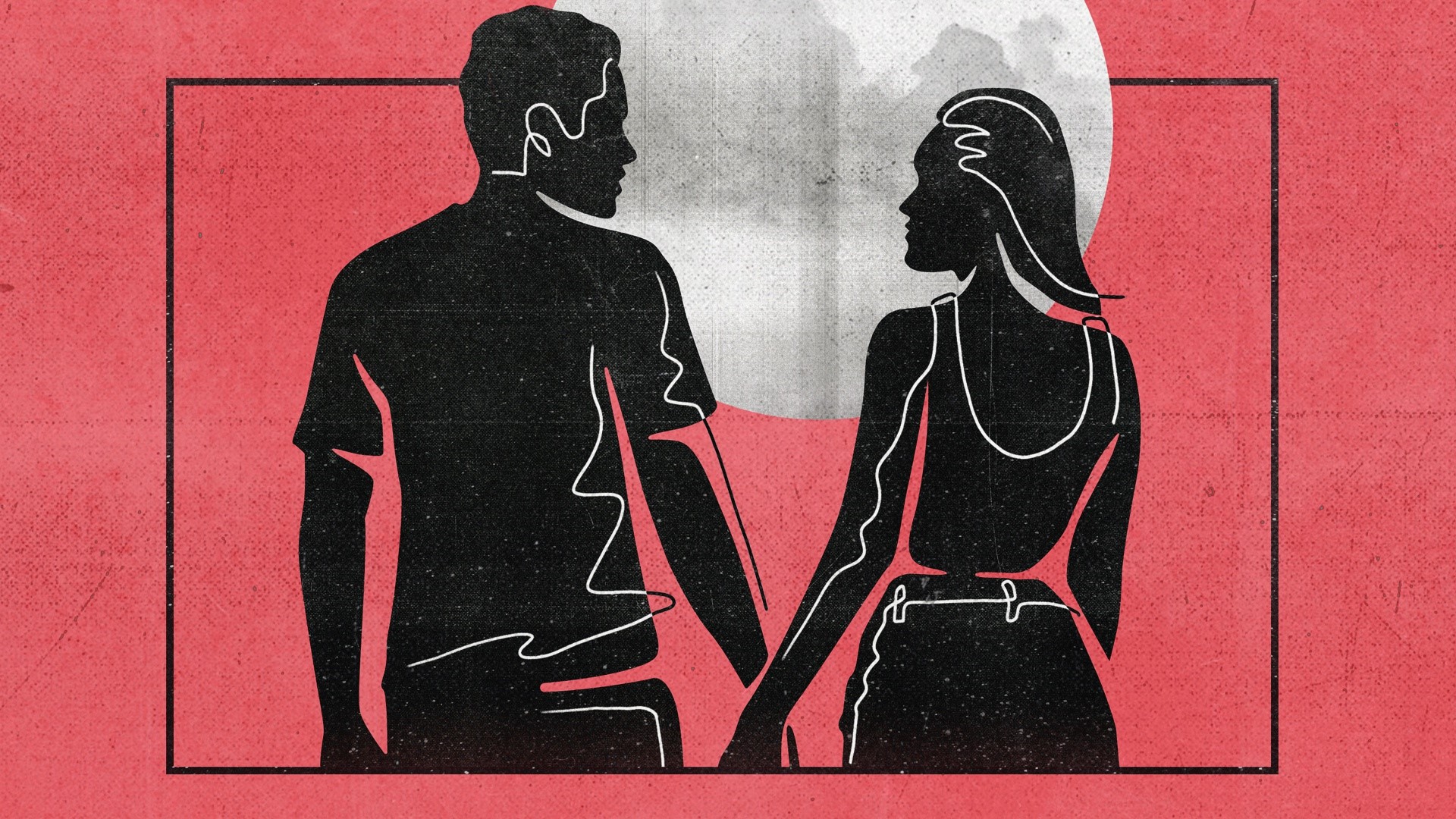 Couple holding hands with Monstercat logo HD Wallpaper